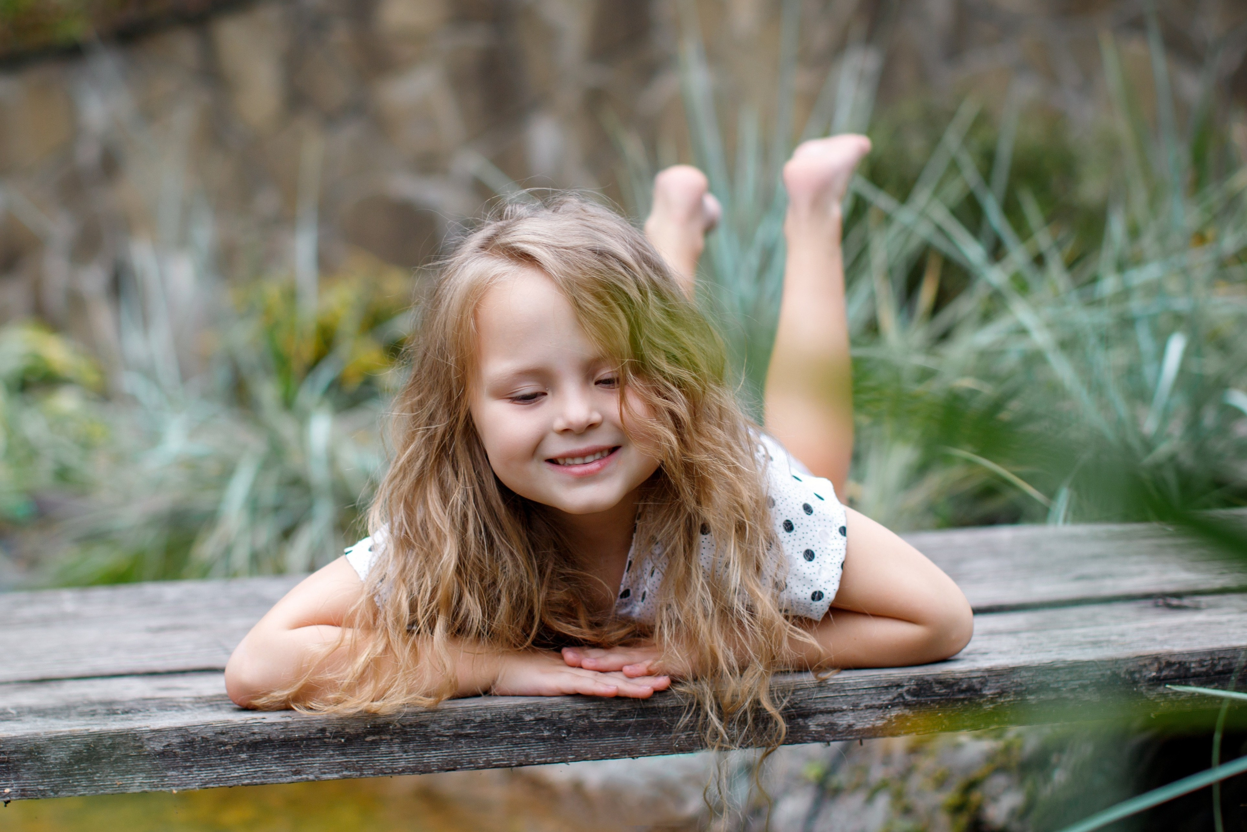 У прудика. Детский и семейный фотограф Мария Киселёва. Москва