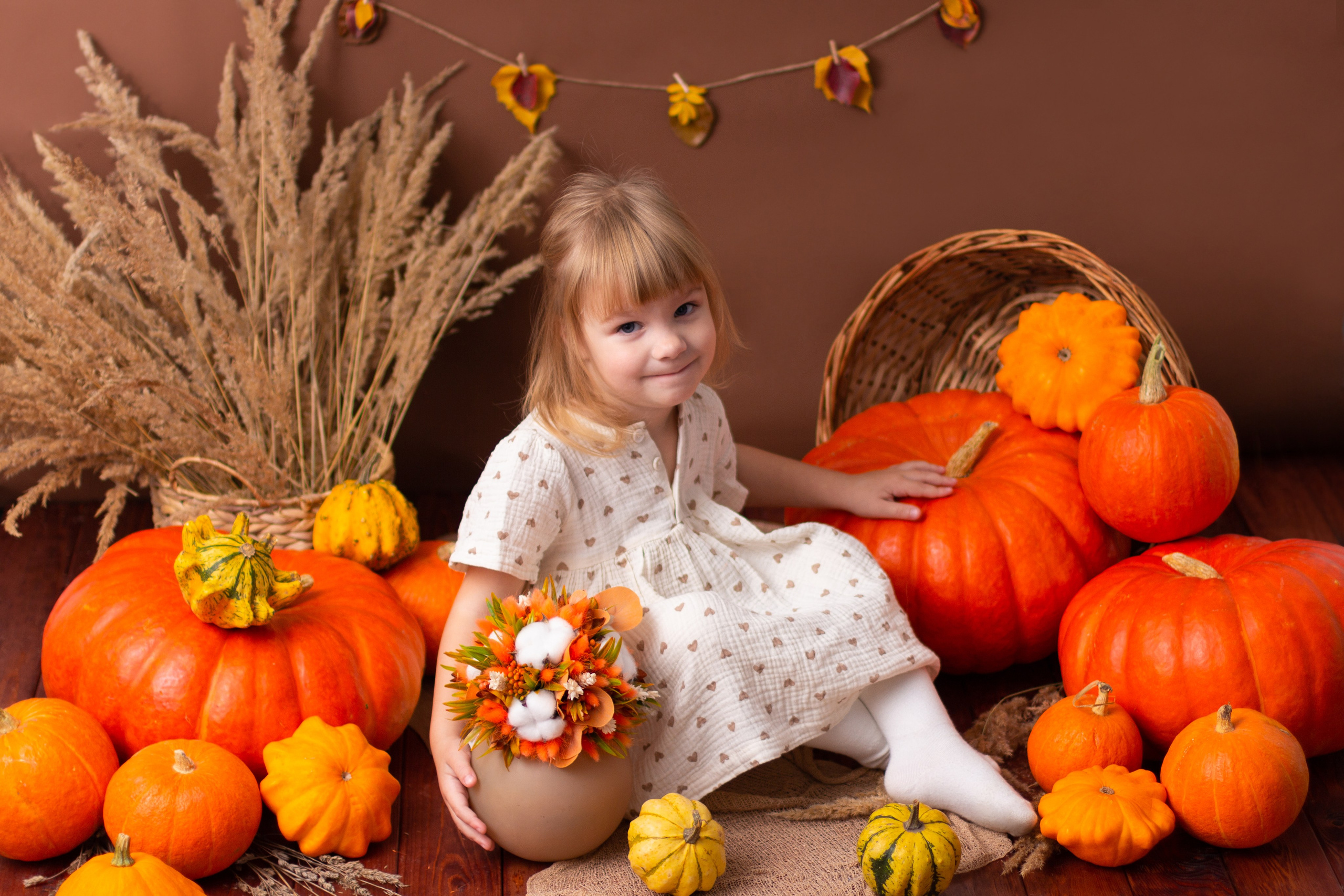 Фото-проекты (тыквенный, арбузный, весенний). Детский и семейный фотограф в Москве и МО