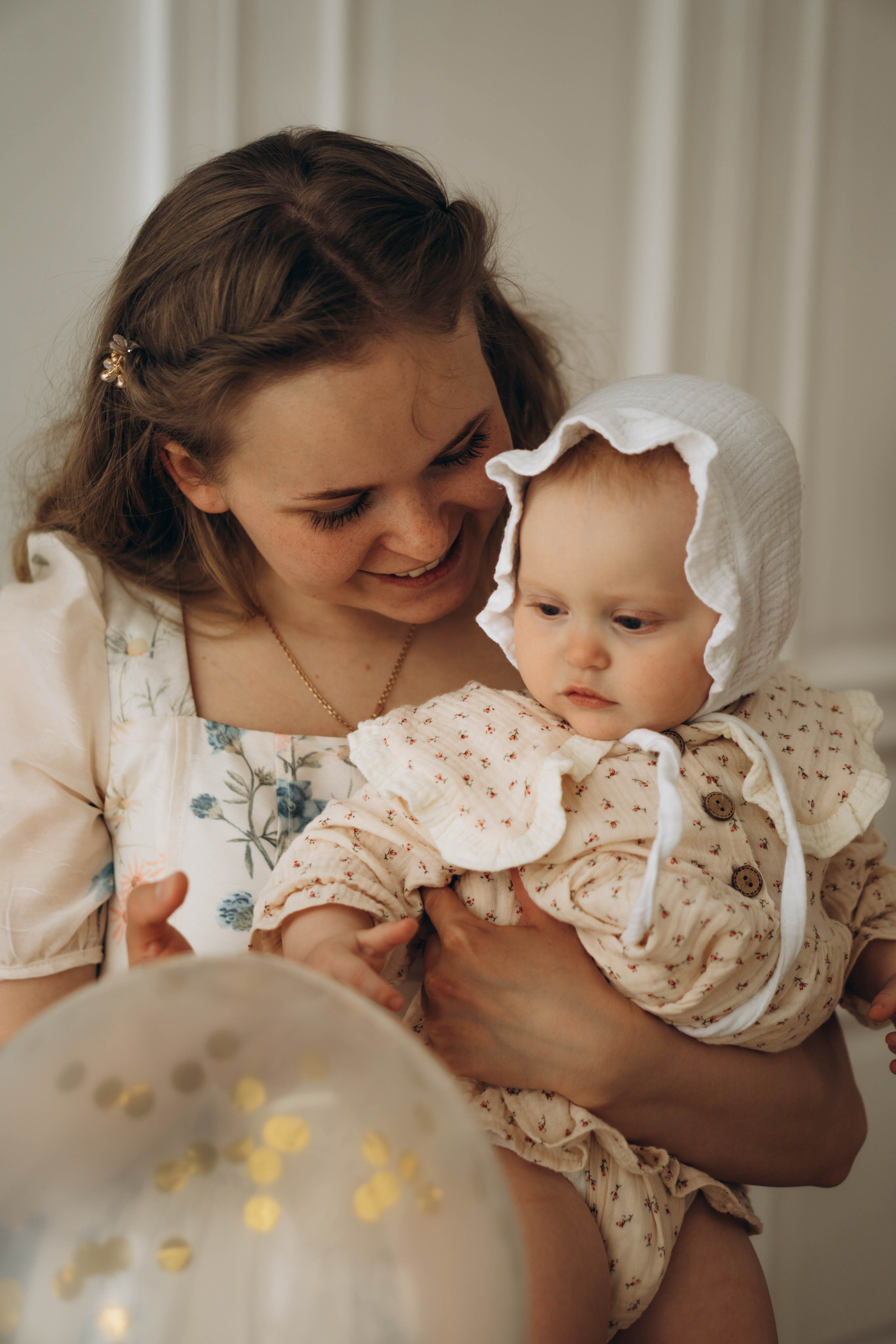 Студийная семейная съемка на годик. Фотограф Москва Валерия Веденина
