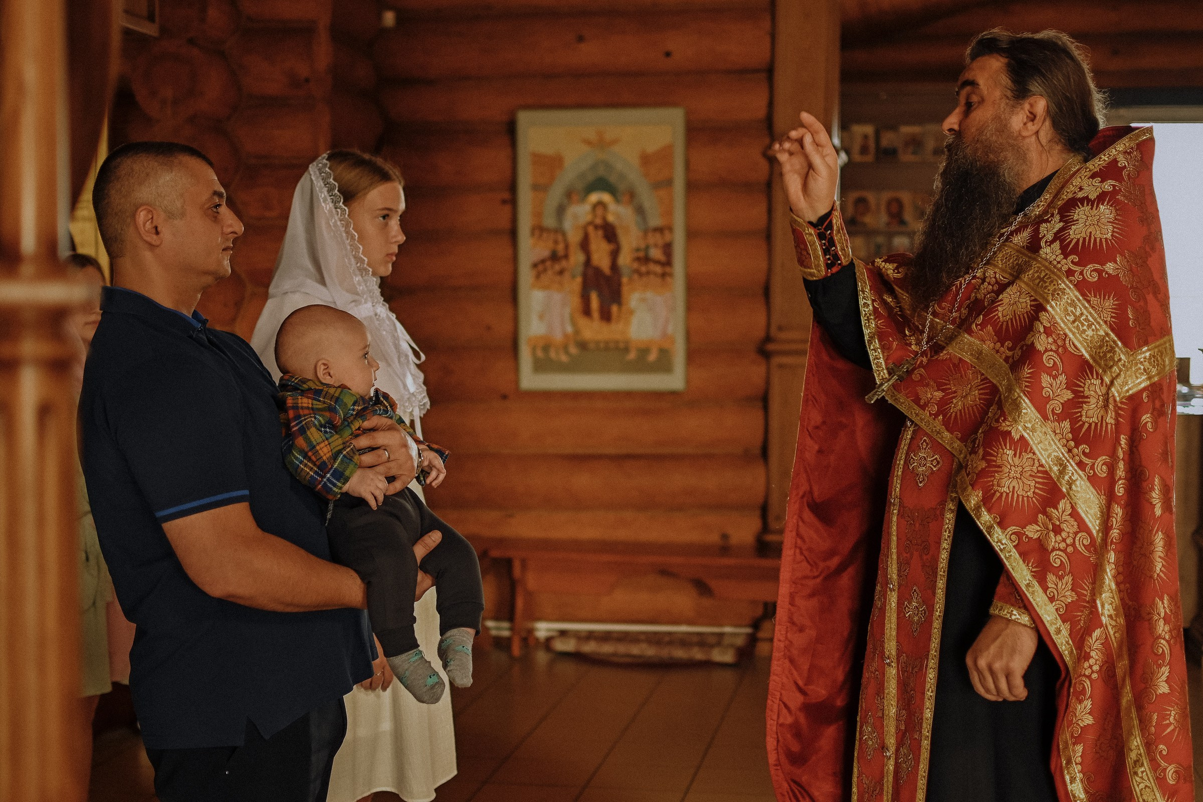 Крещение в церкви мучеников Адриана и Наталии (Арбековская Застава). Евгения Черных I Фотограф Пенза