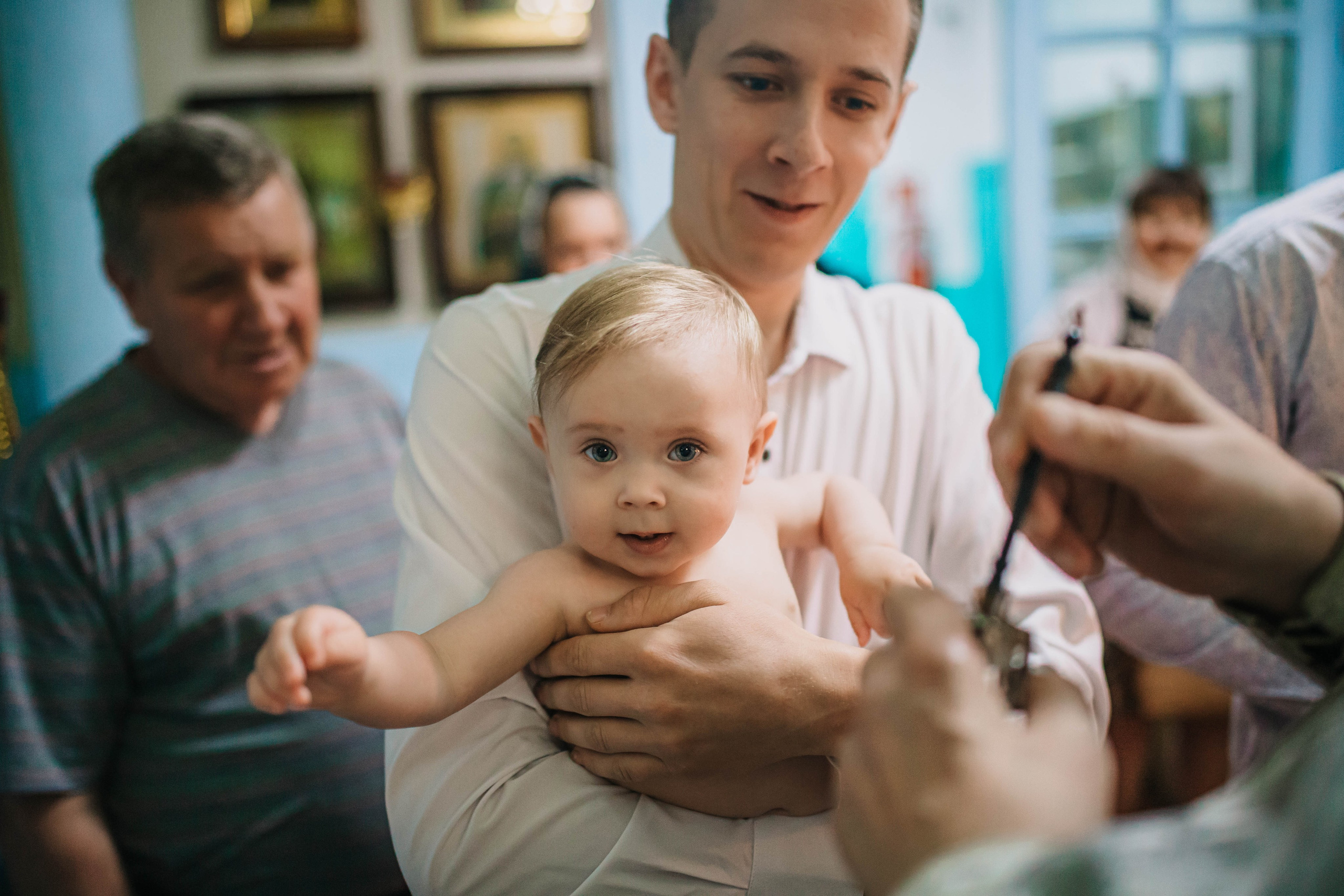 Крещение Варвары. Фотограф Дарья Маташкова