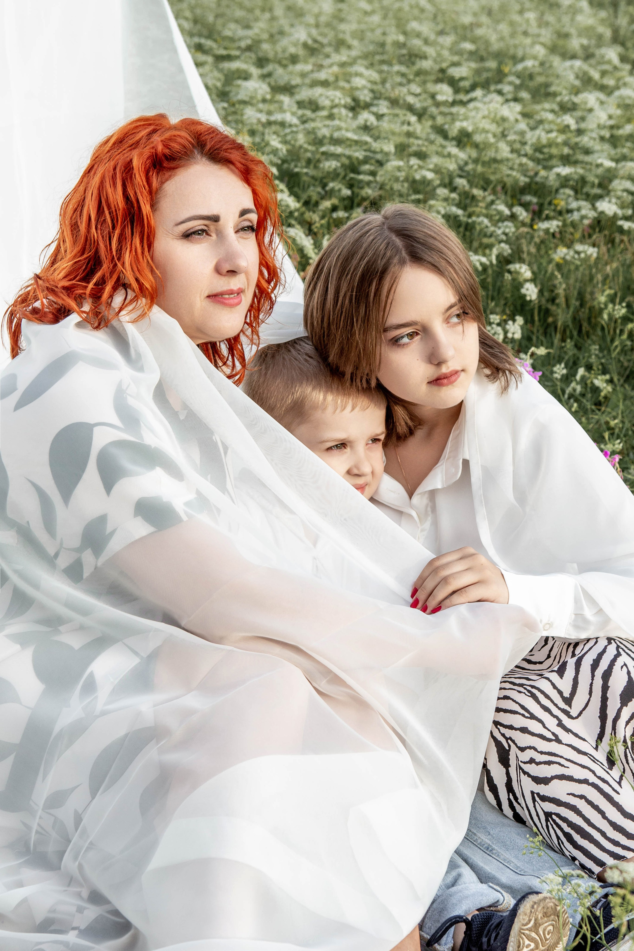 Мама и дети. Фотограф Екатерина Голицына