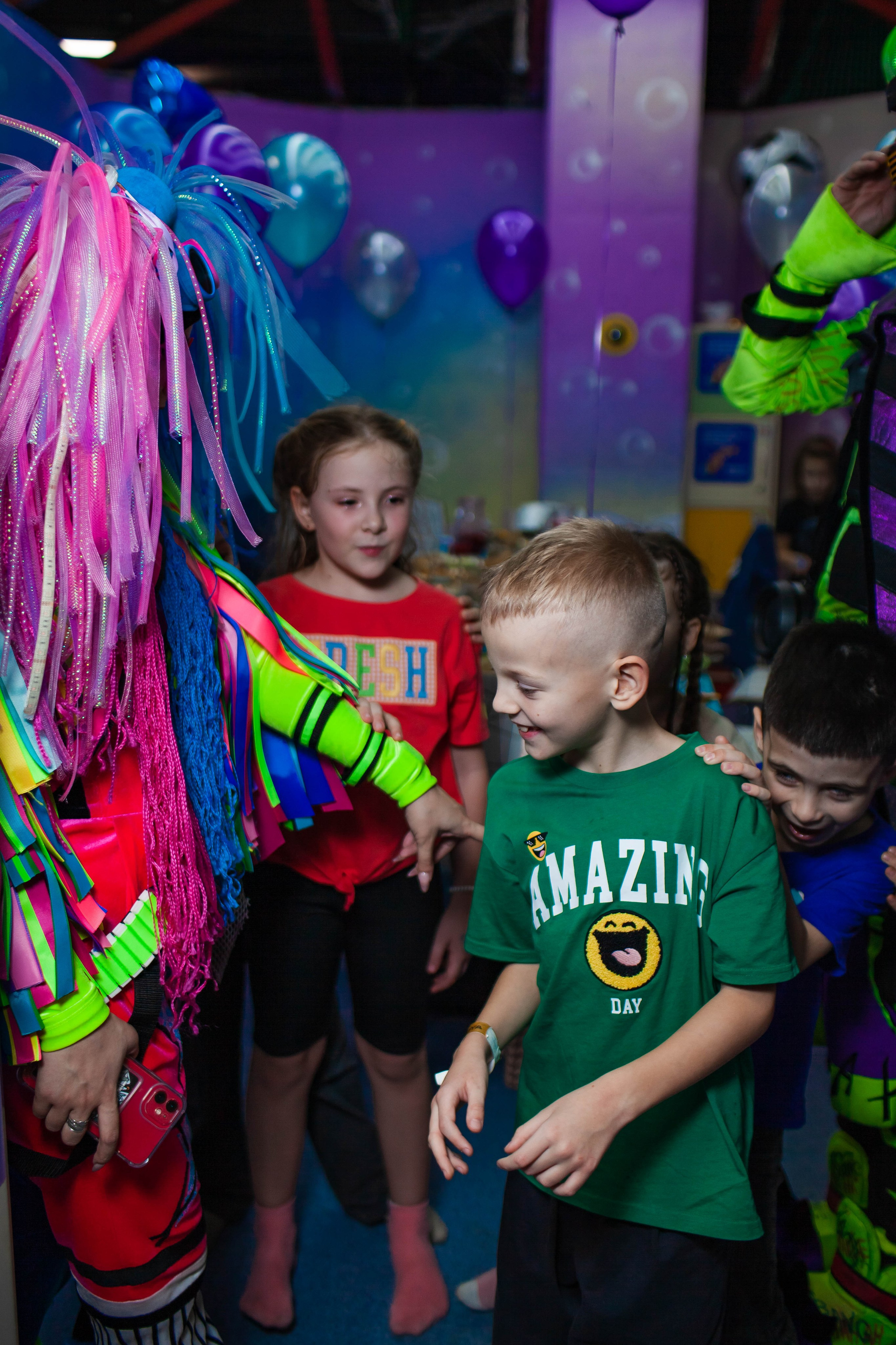 Неон Челендж День рождения Ярослава. Детский и семейный фотограф в Санкт-Петербурге Елизавета Сорокина