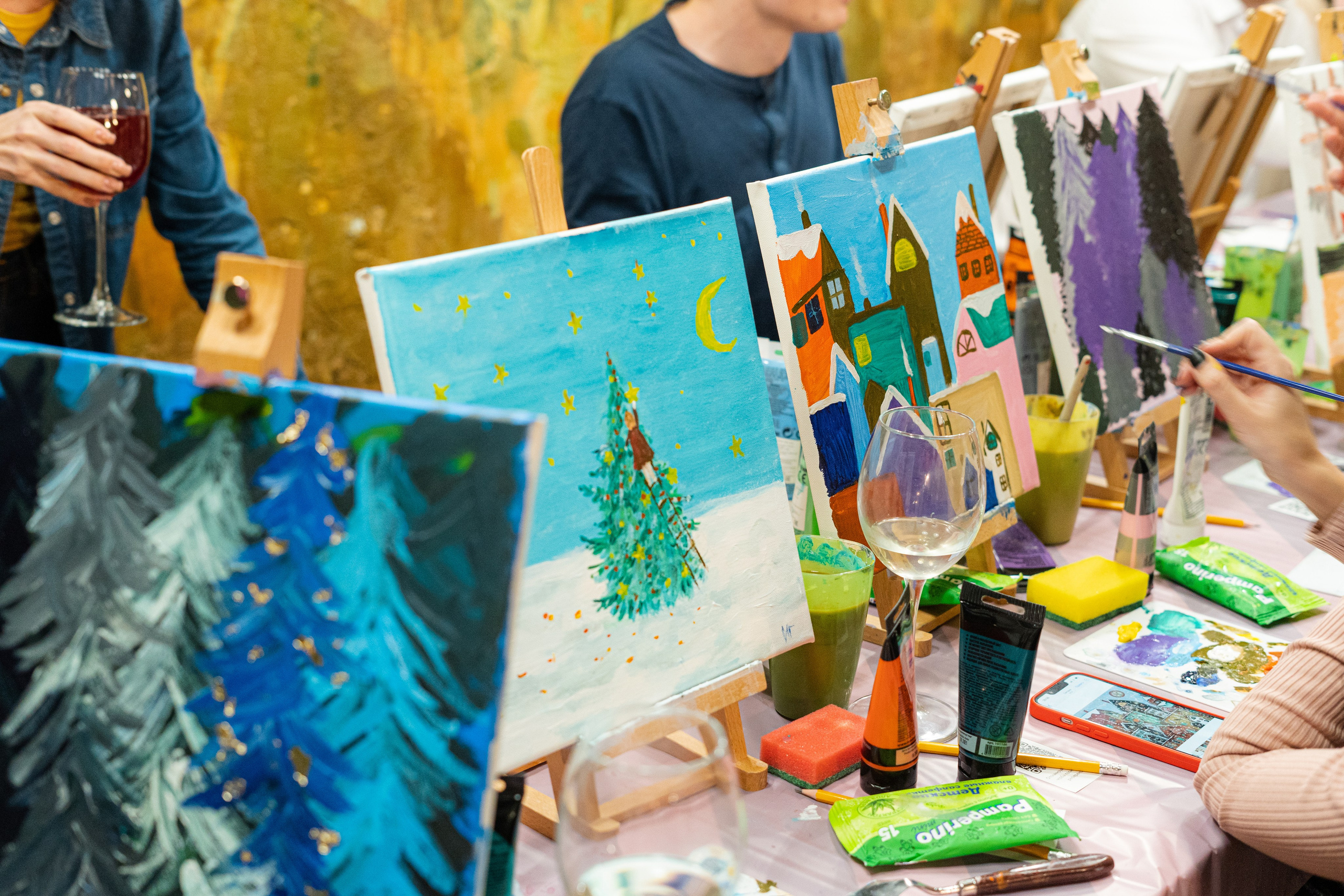 Корпоратив Teach Me Art 2. Портретный фотограф в Москве и Санкт-Петербурге Арина Чех