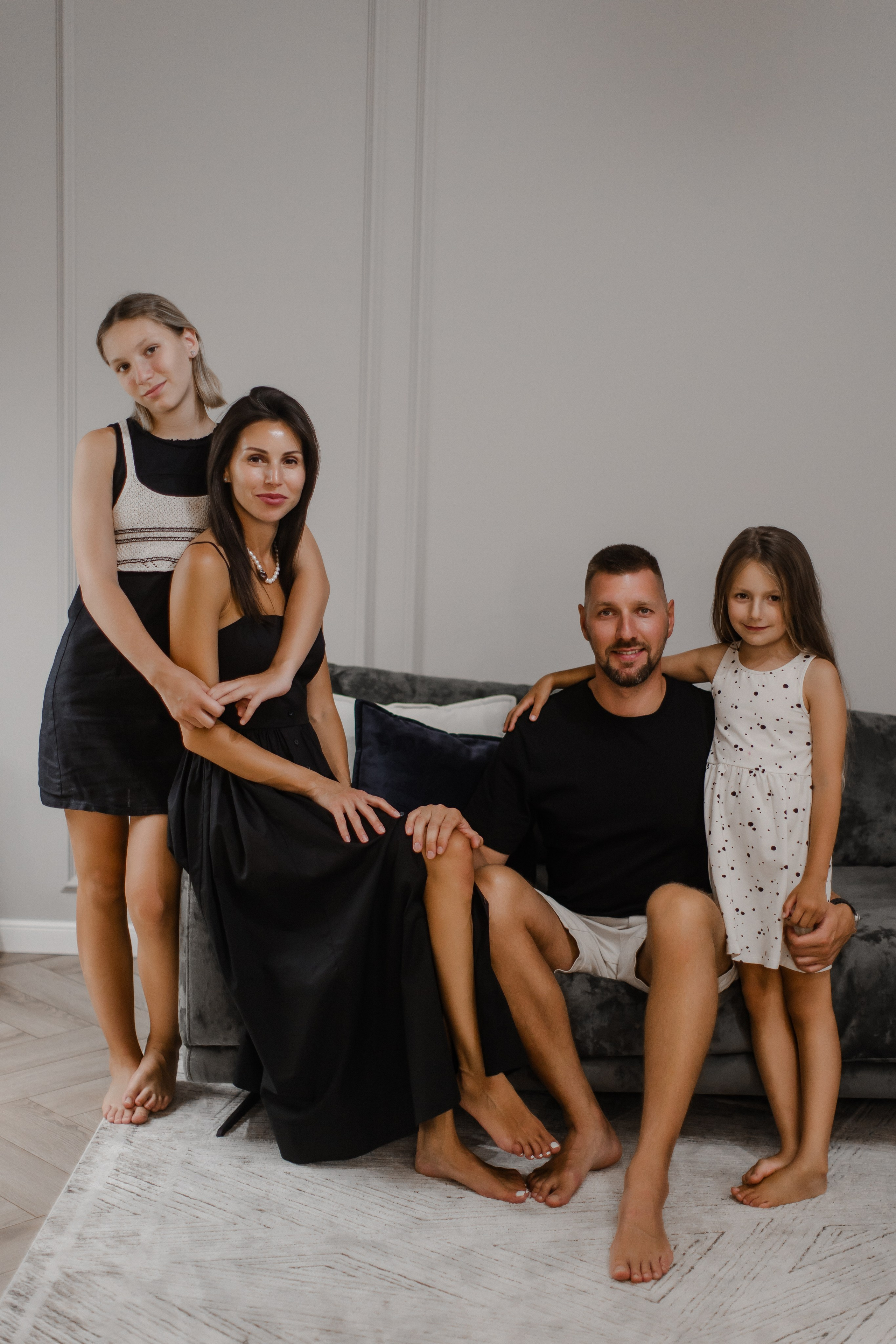 Оля с семьей. Семейный и детский фотограф в Москве Кузьмина Мария