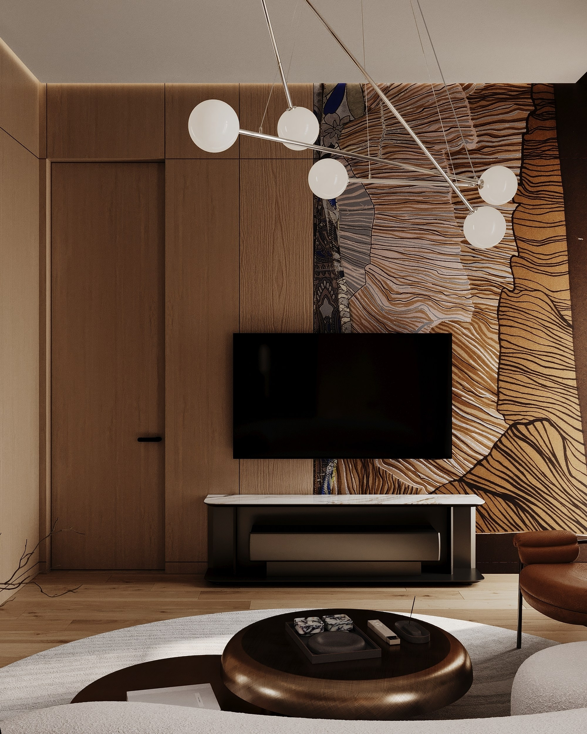 PRIVATE HOUSE. Interior 3D visualizer Liya Iskevich