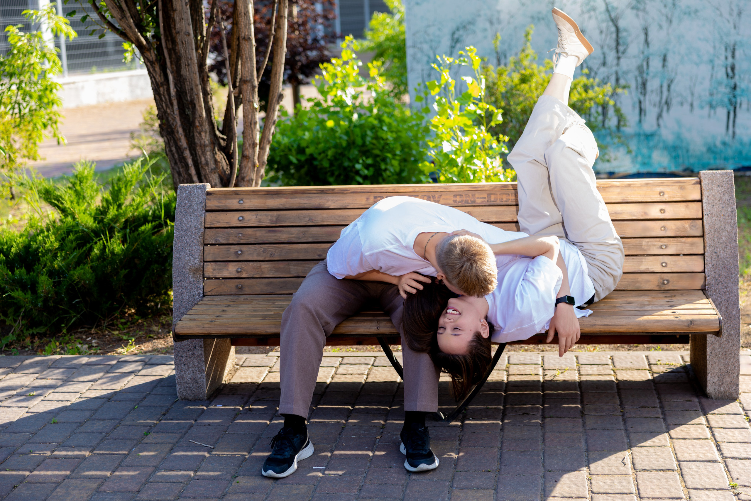 Love Story. Прогулка в парке. Фотограф Максим Калинченко