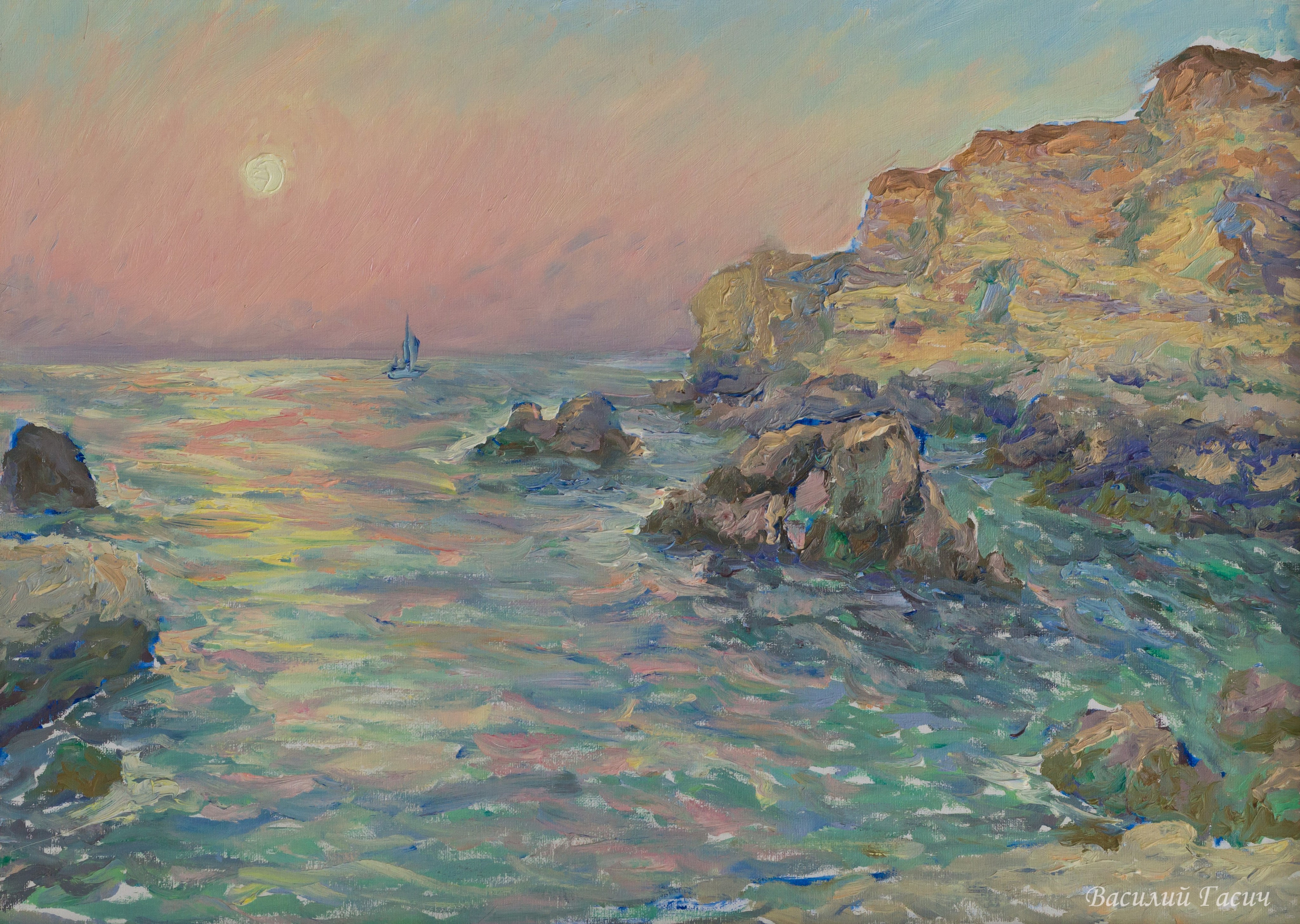 Крым. Художник Василий Гасич