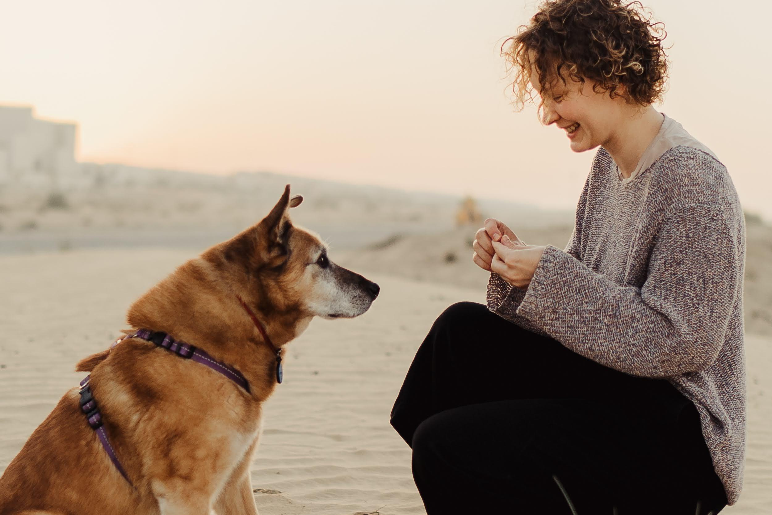 Violet and Hvostik. Real moments between people and their dogs