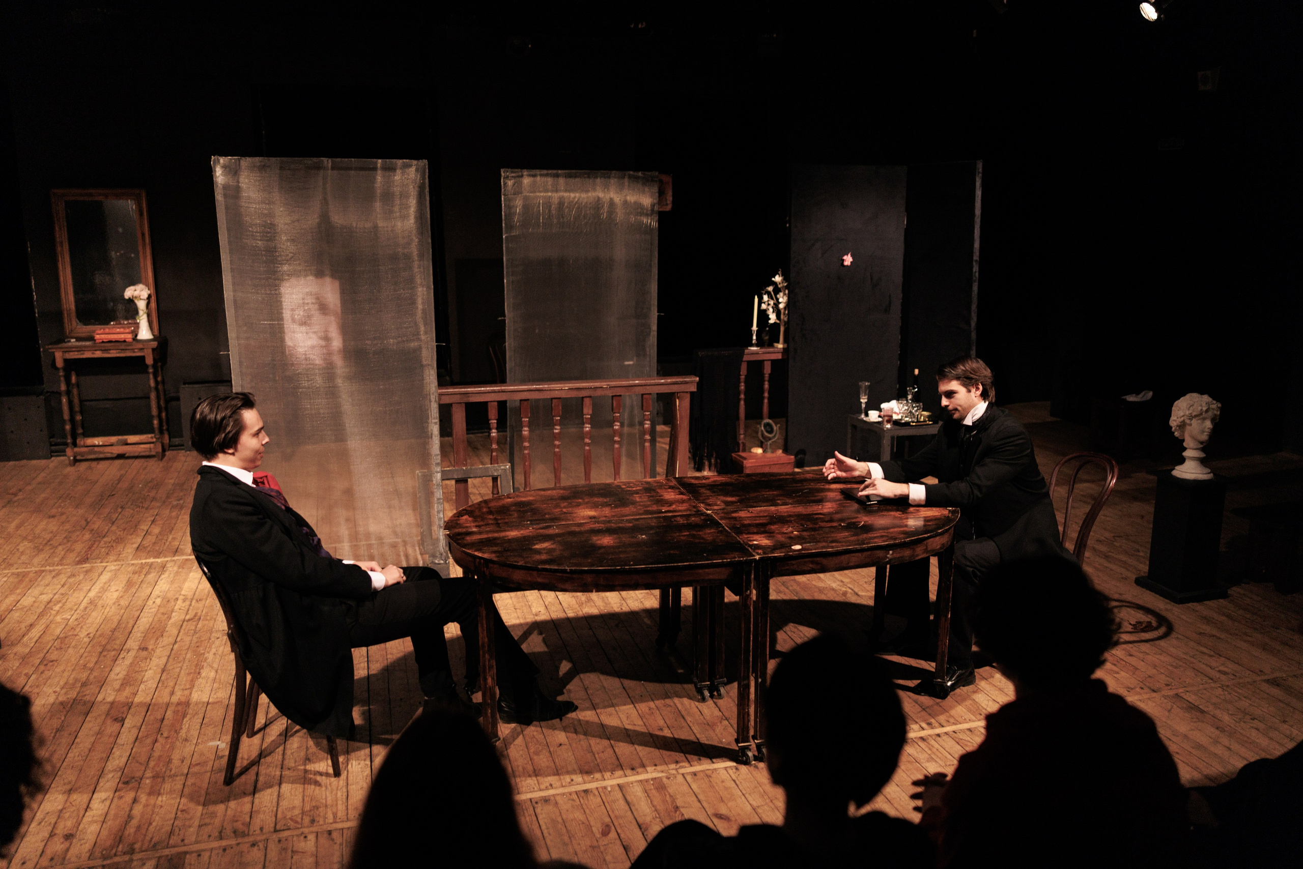 "Бесы. Репетиция". Спектакль студентов Щепкинского училища. Спортивный фотограф Алексей Соломин