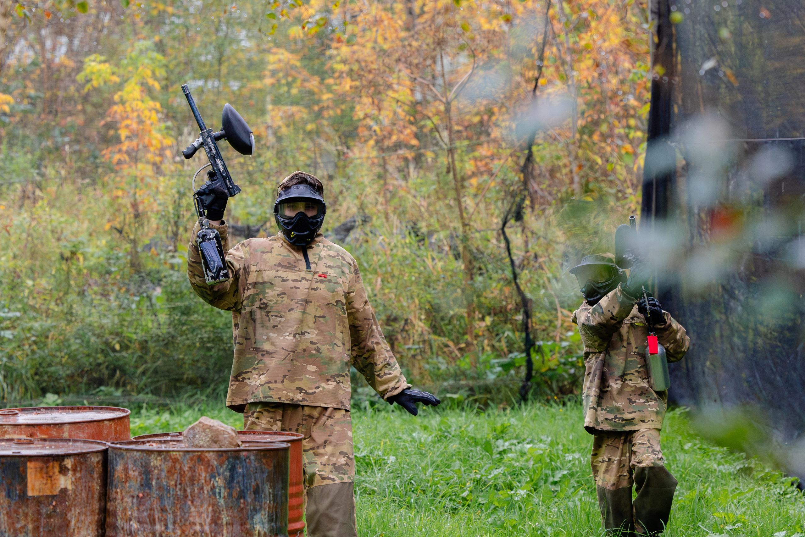 День рождения в пейнтбольном клубе Зарница. Фотограф и режиссер Московко Екатерина
