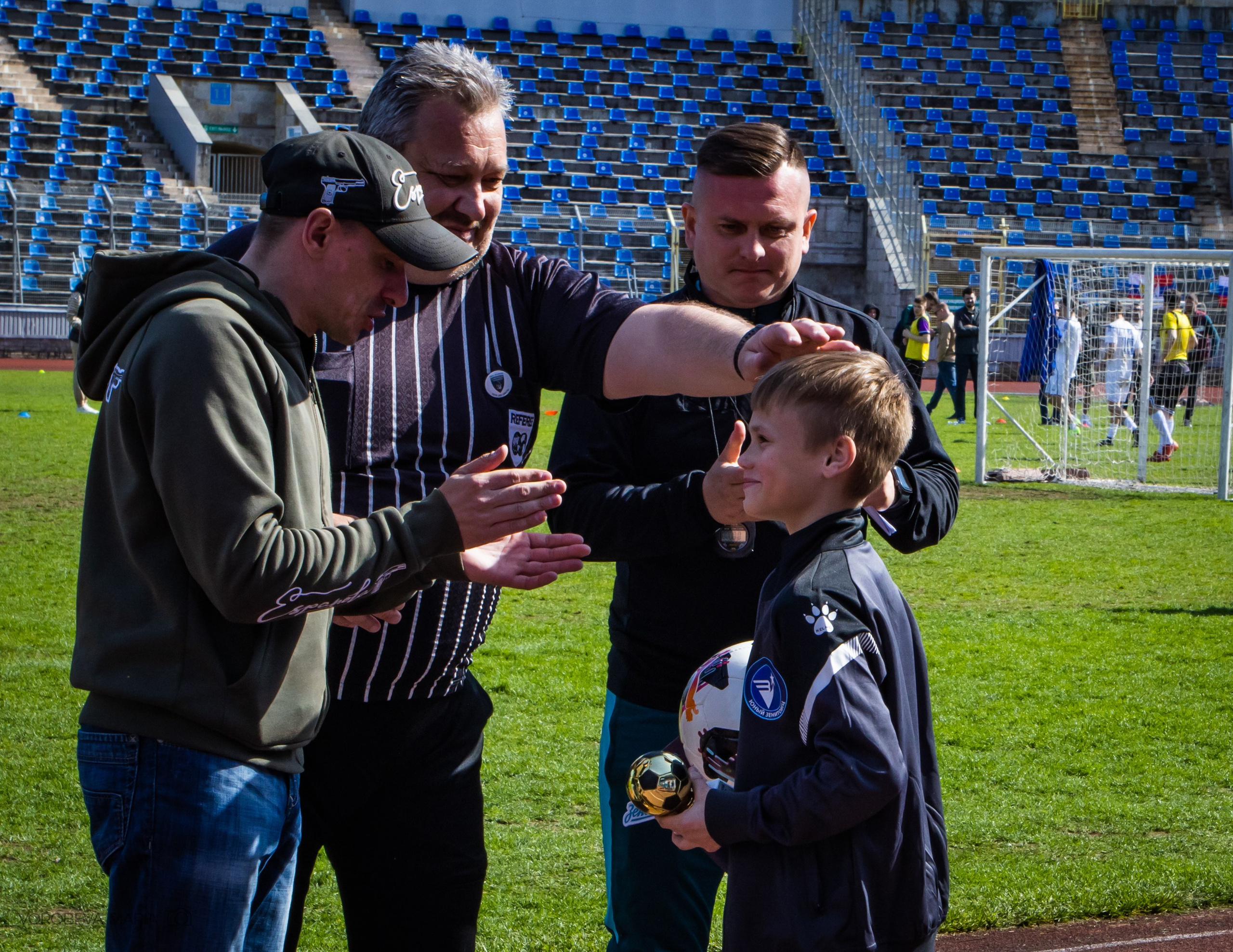 XI Ежегодный турнир по футболу «Юный Зенитовец». Фотограф ювелирных украшений в Санкт-Петербурге Воробьева Мария