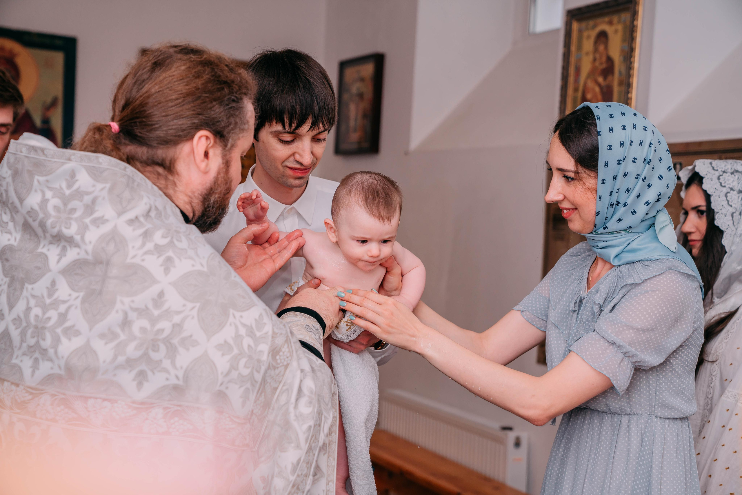 Крещение Ильяна. Семейный и школьный фотограф в Москве Юлия Кобзева