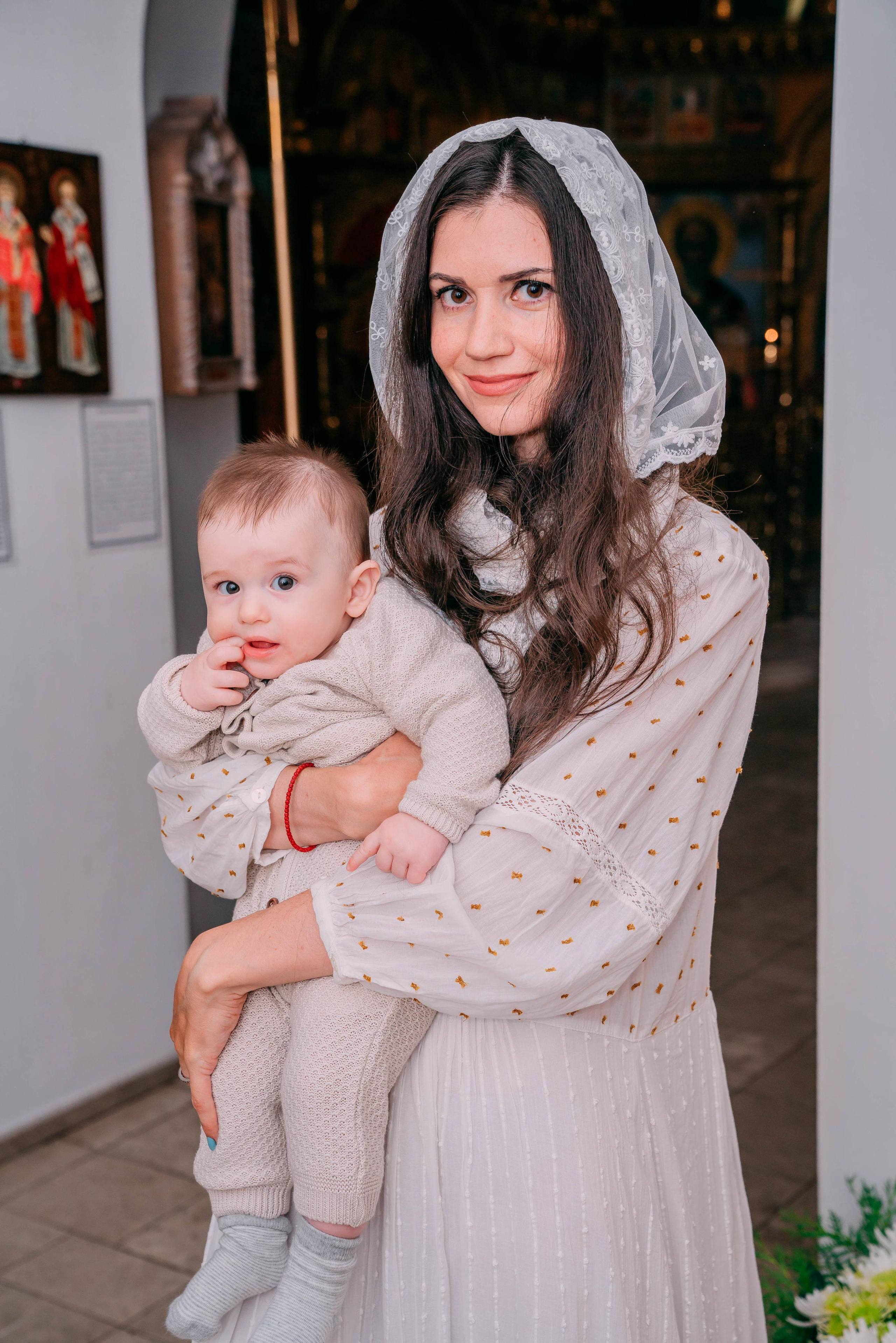 Крещение Ильяна. Семейный и школьный фотограф в Москве Юлия Кобзева