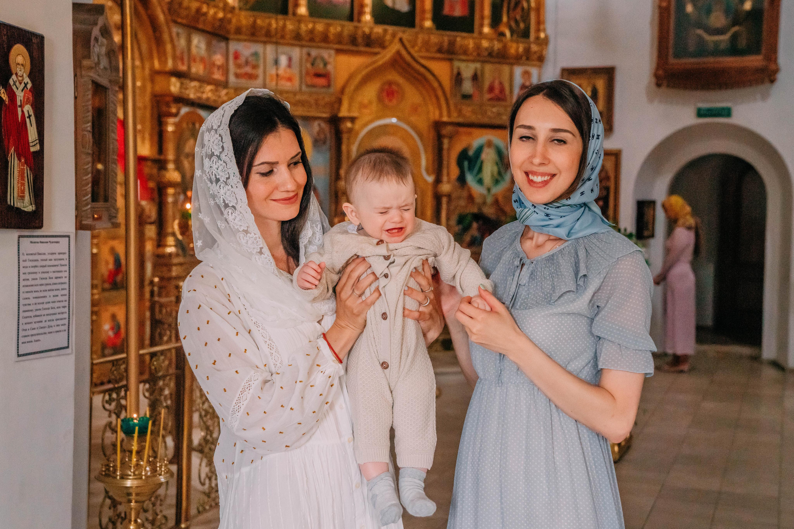 Крещение Ильяна. Семейный и школьный фотограф в Москве Юлия Кобзева