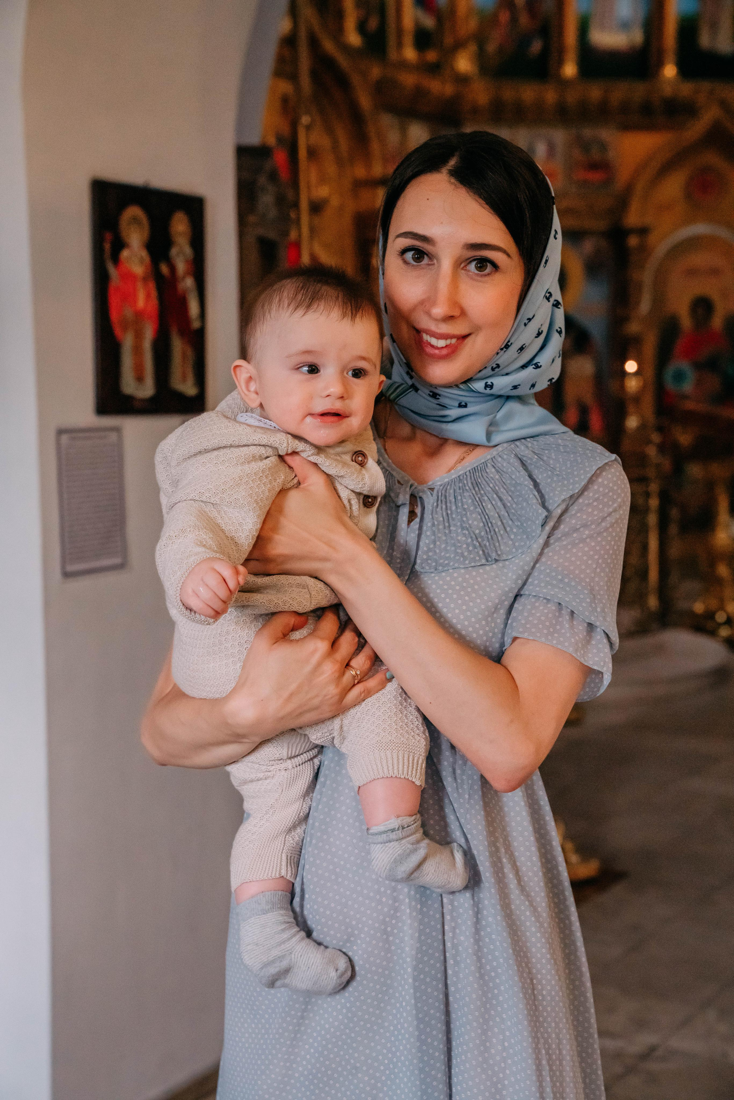 Крещение Ильяна. Семейный и школьный фотограф в Москве Юлия Кобзева