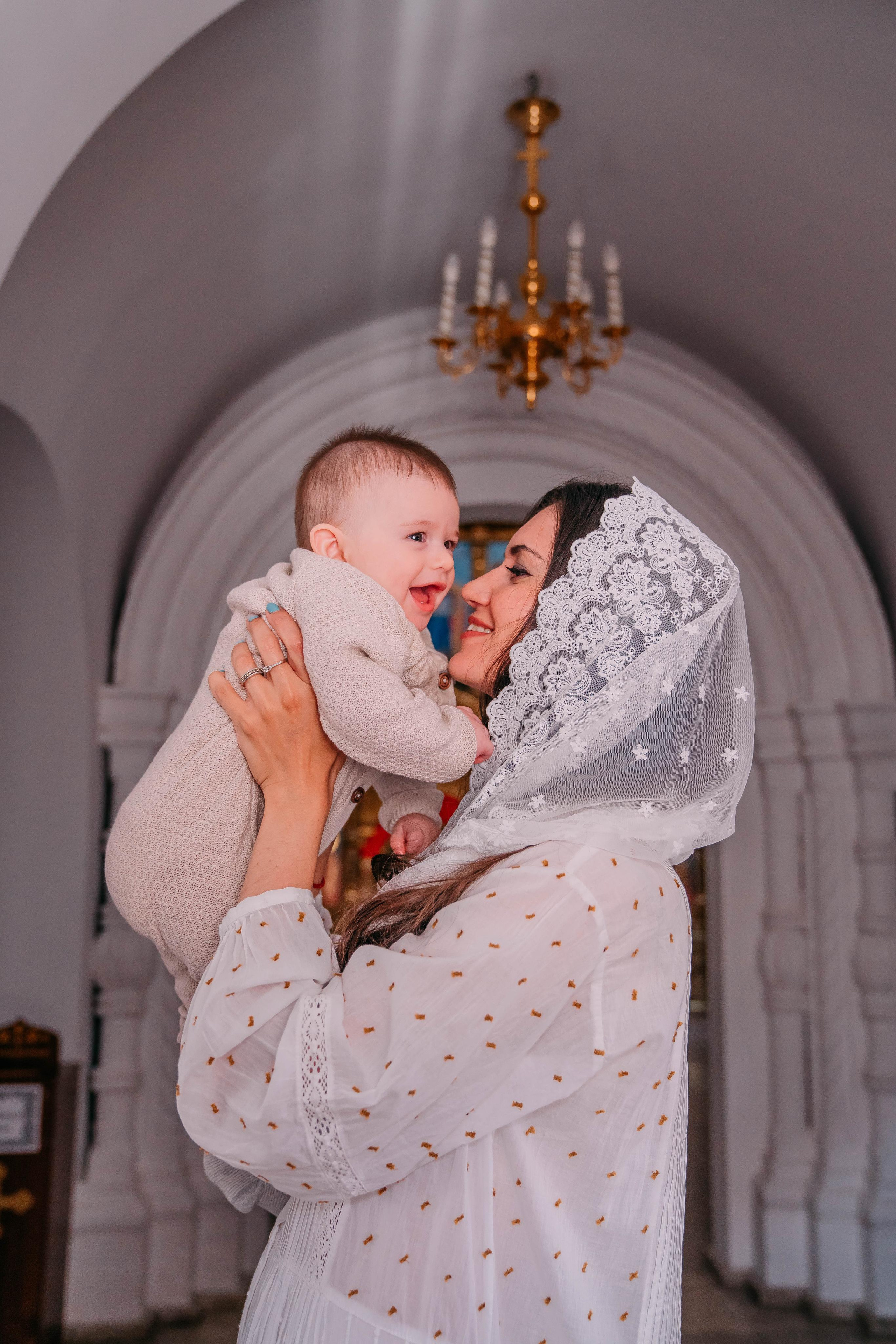 Крещение Ильяна. Семейный и школьный фотограф в Москве Юлия Кобзева