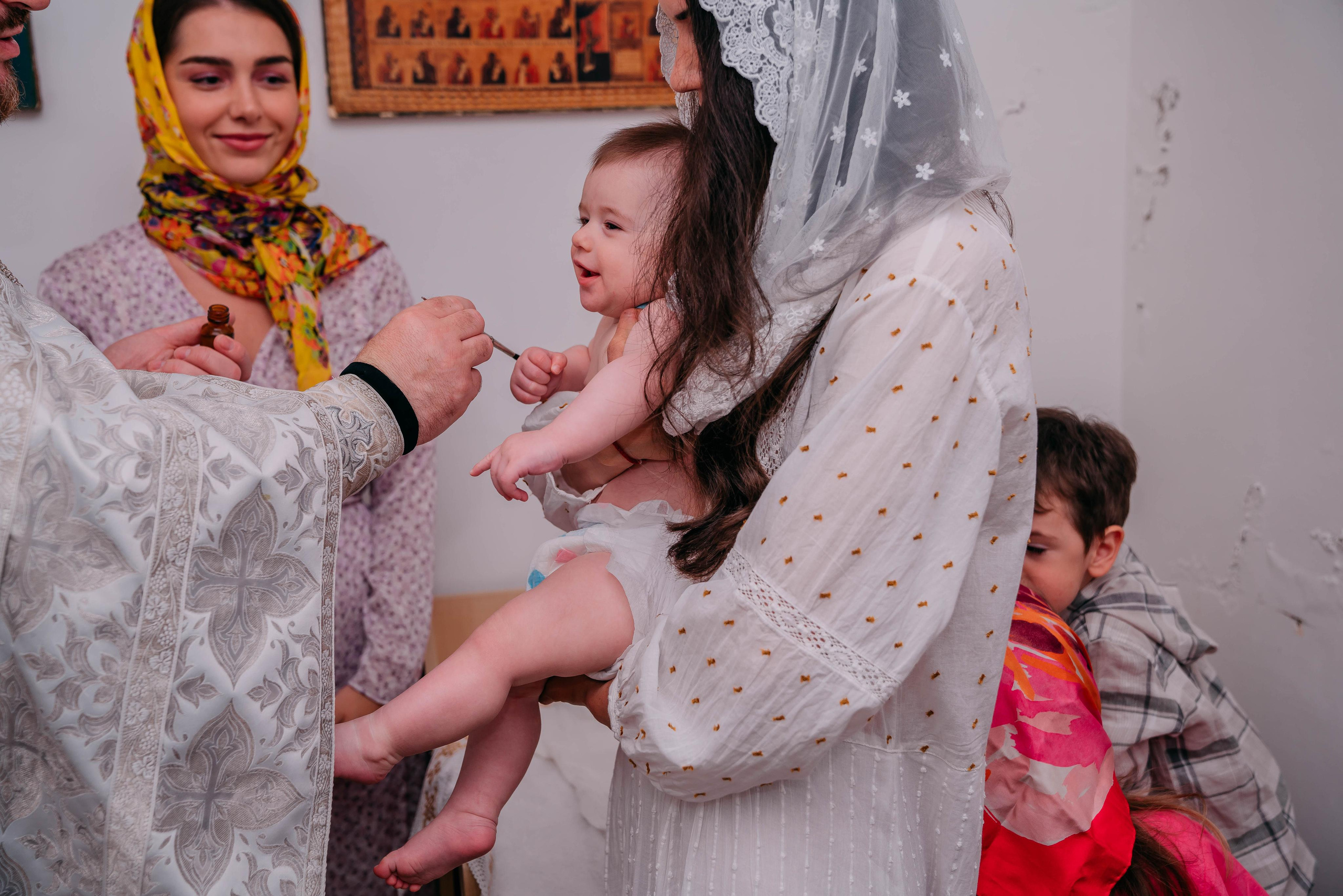 Крещение Ильяна. Семейный и школьный фотограф в Москве Юлия Кобзева