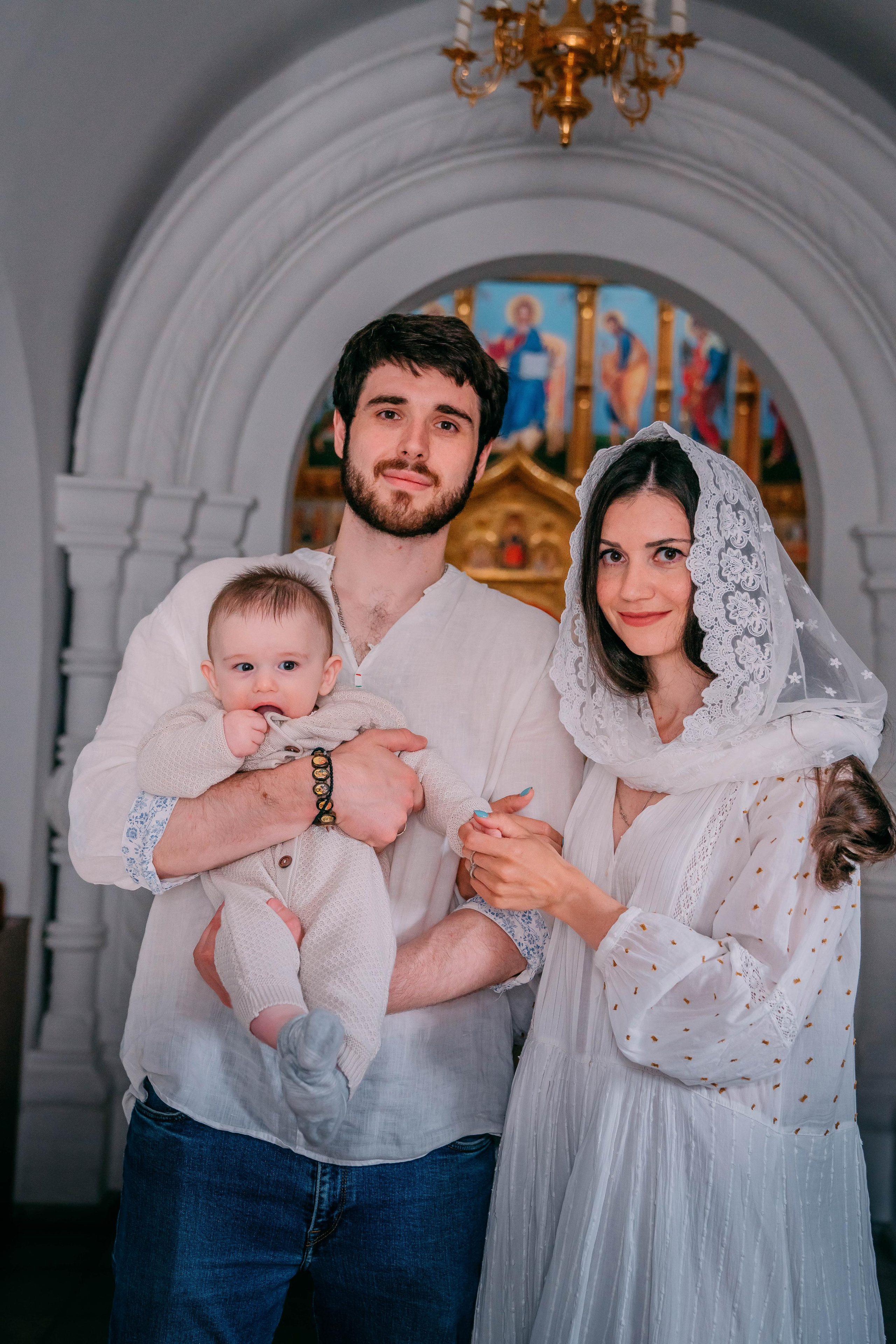 Крещение Ильяна. Семейный и школьный фотограф в Москве Юлия Кобзева