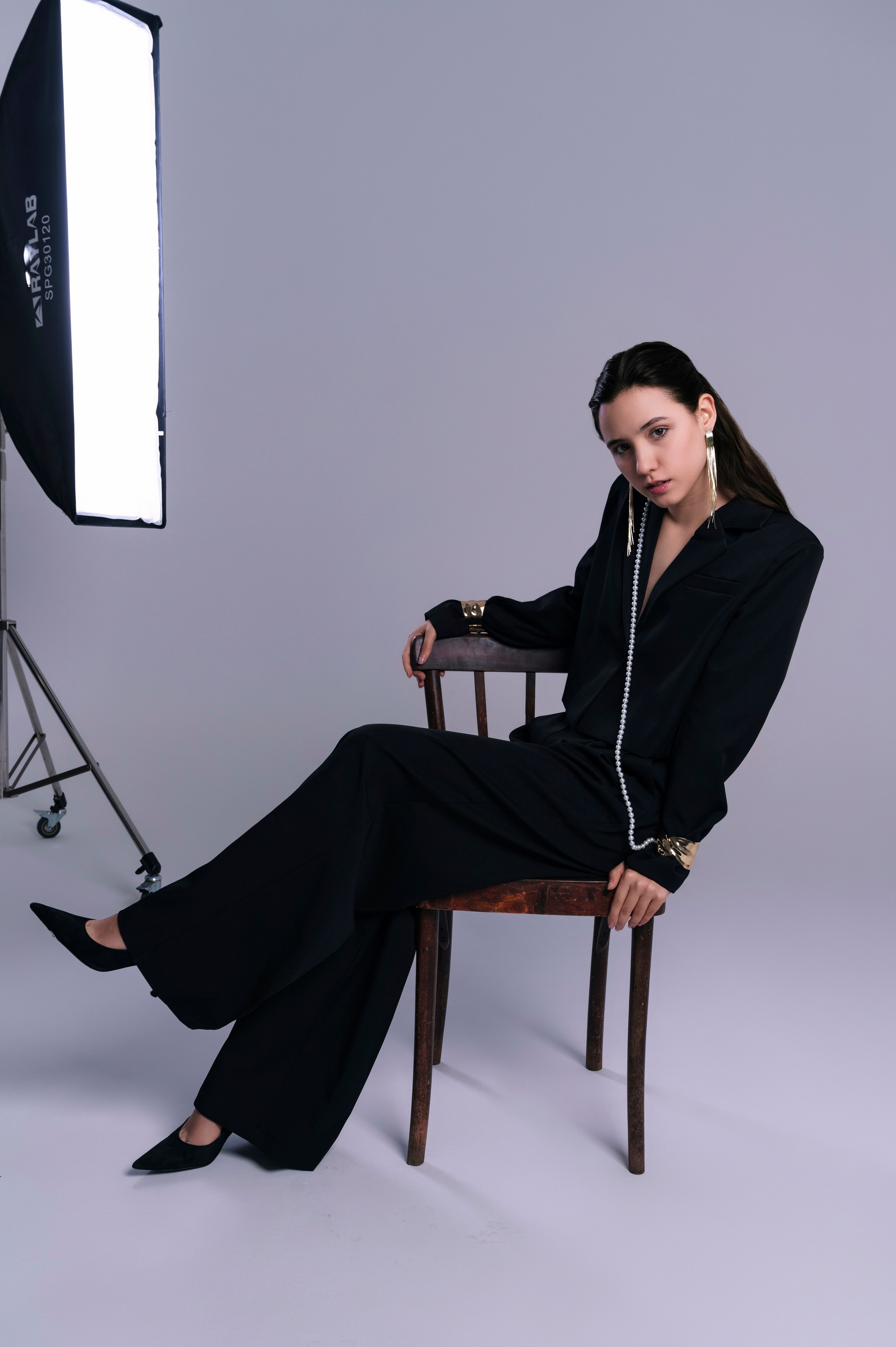 Студийная съемка для актрисы Анастасии Черенковой. Портретный фотограф в Москве Ковалева Валентина