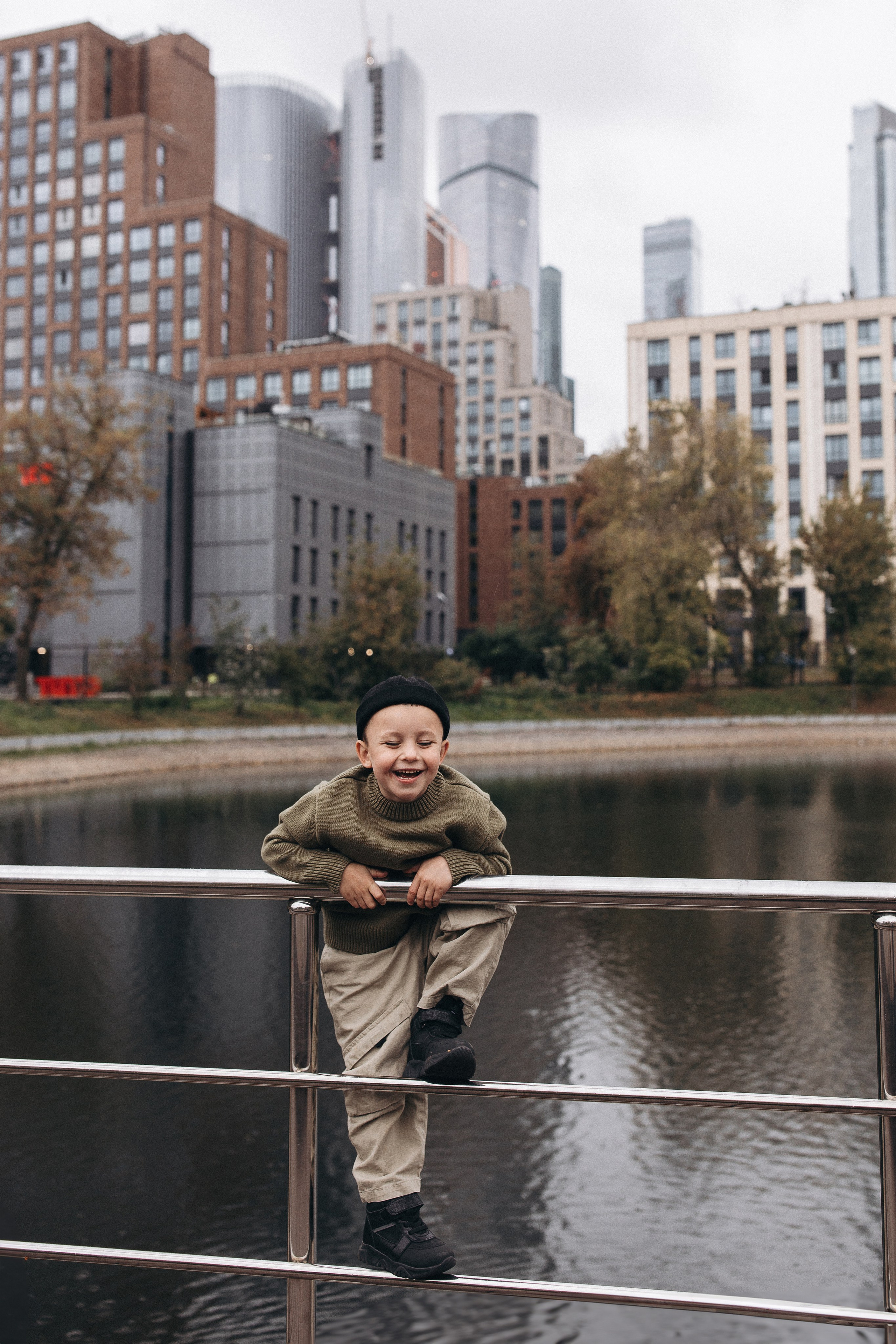 Осень в городе. Семейный фотограф в Москве Марина Петра