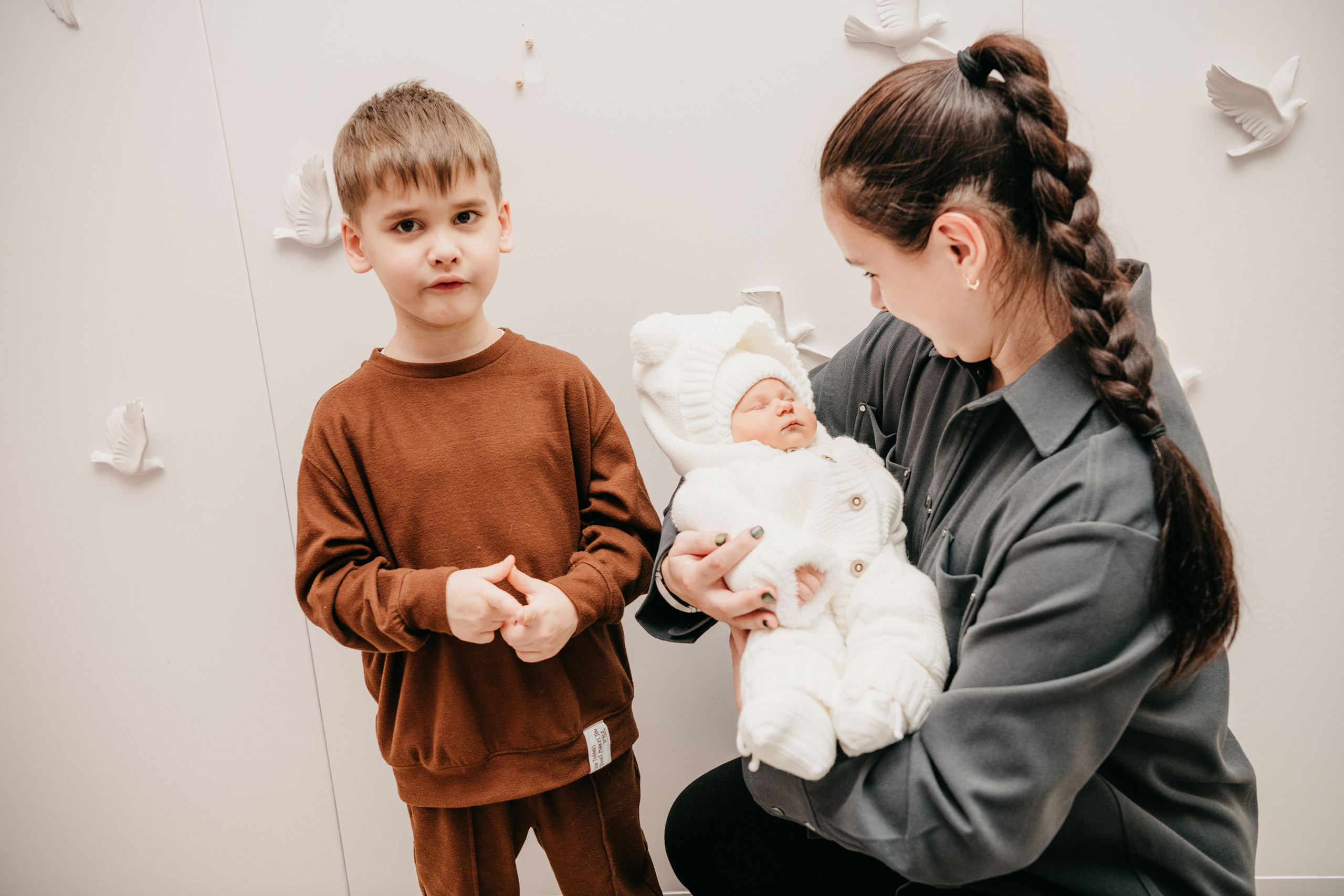 Выписка Александры. Фотограф на выписку из роддома в Москве и МО