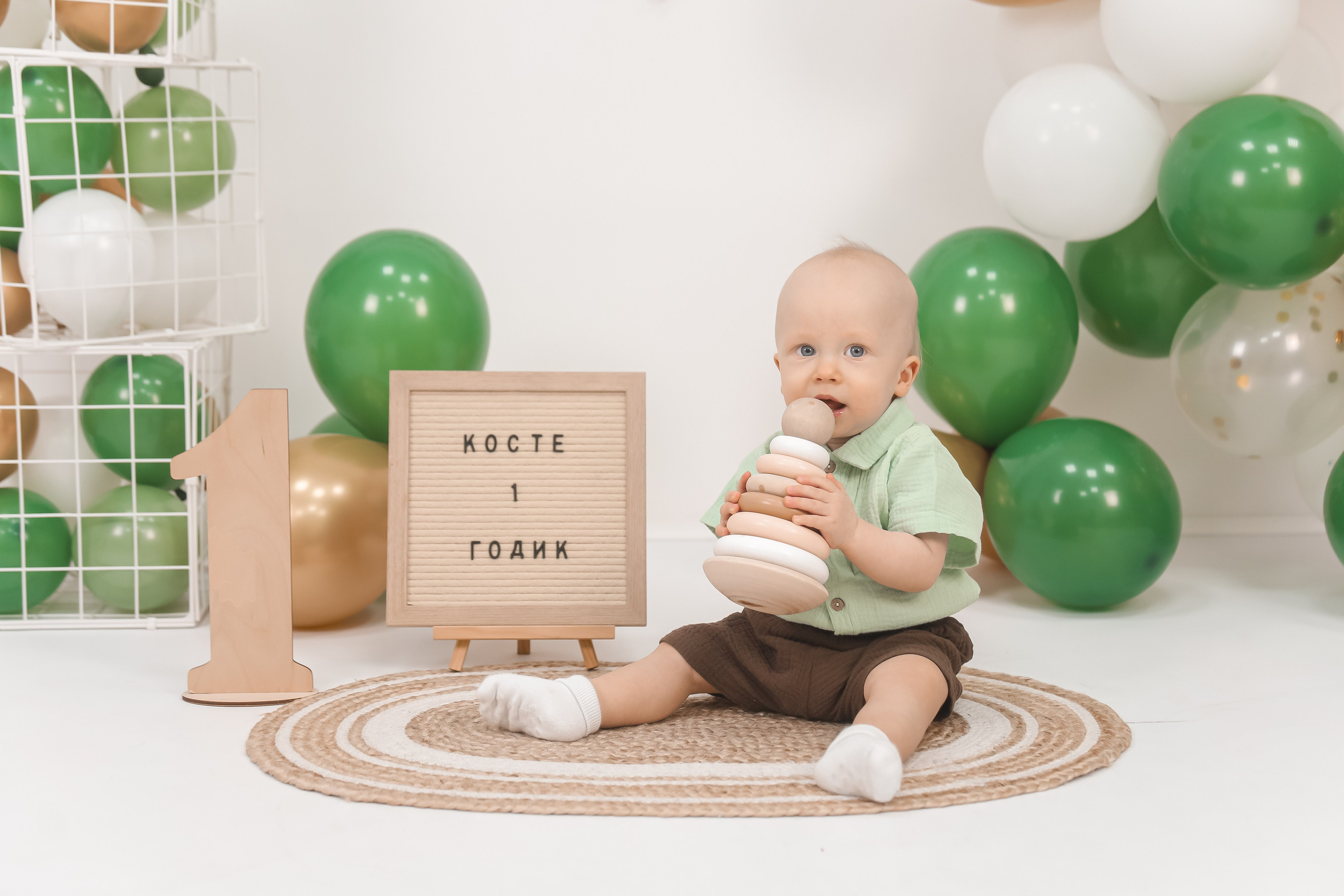 1й Годик Кости. Детский и Семейный фотограф в Санкт-Петербурге. Детская Фотостудия «FAMILY STORY»