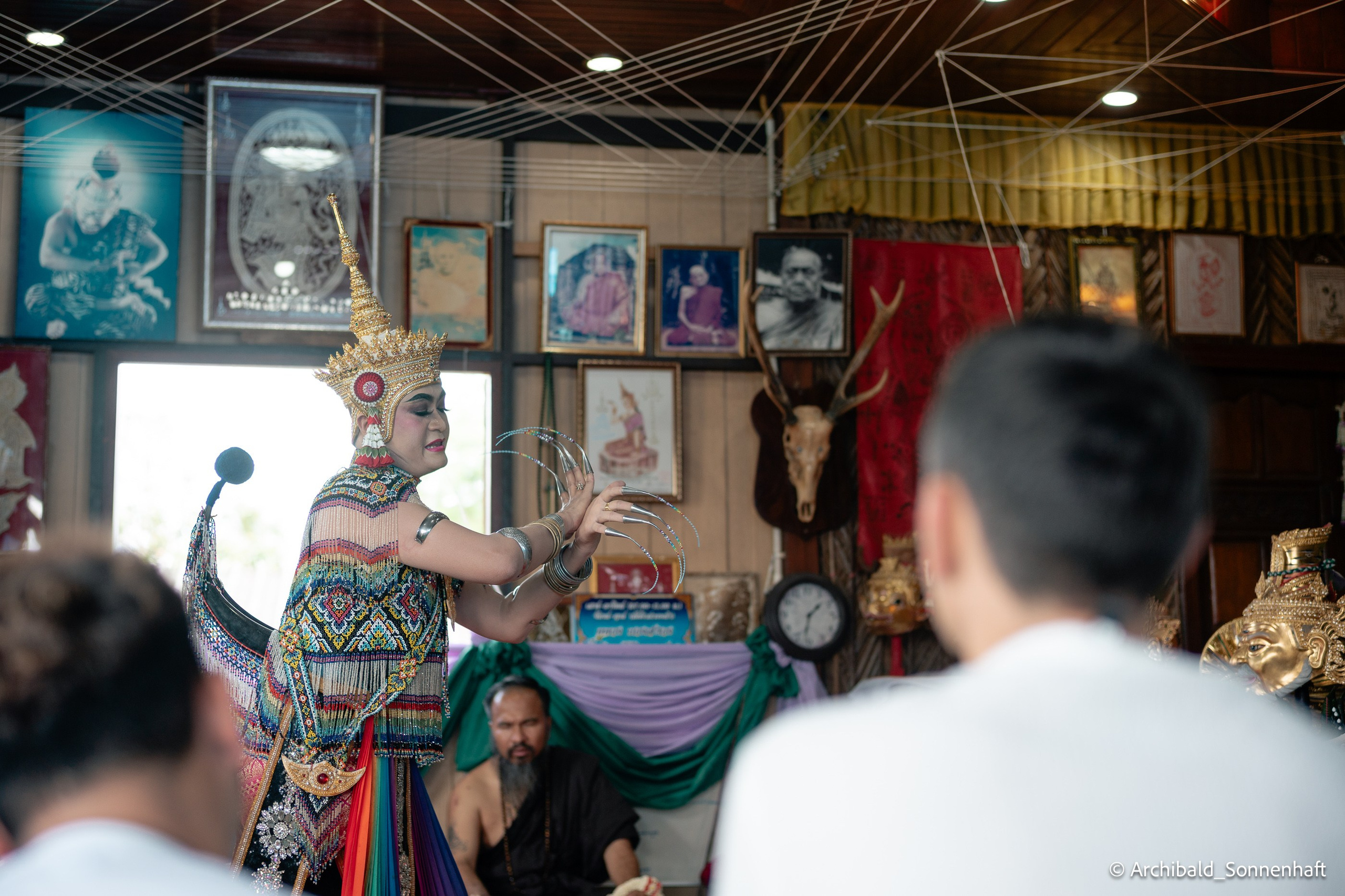 Thai monk. Photographer in Guangzhou, China. Archibald Sonnenhaft