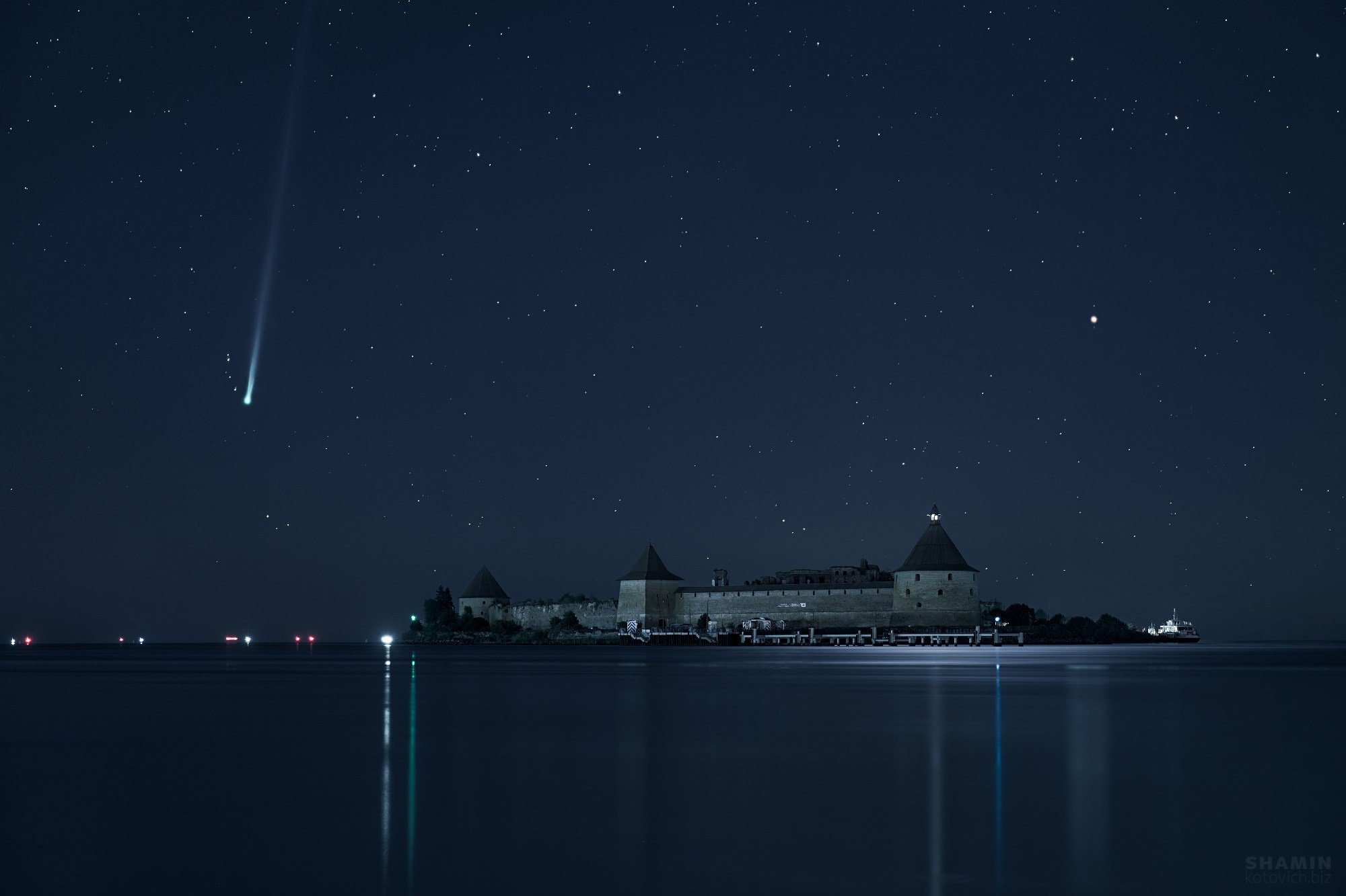 Ночной пейзаж. Фотограф Константин Шамин