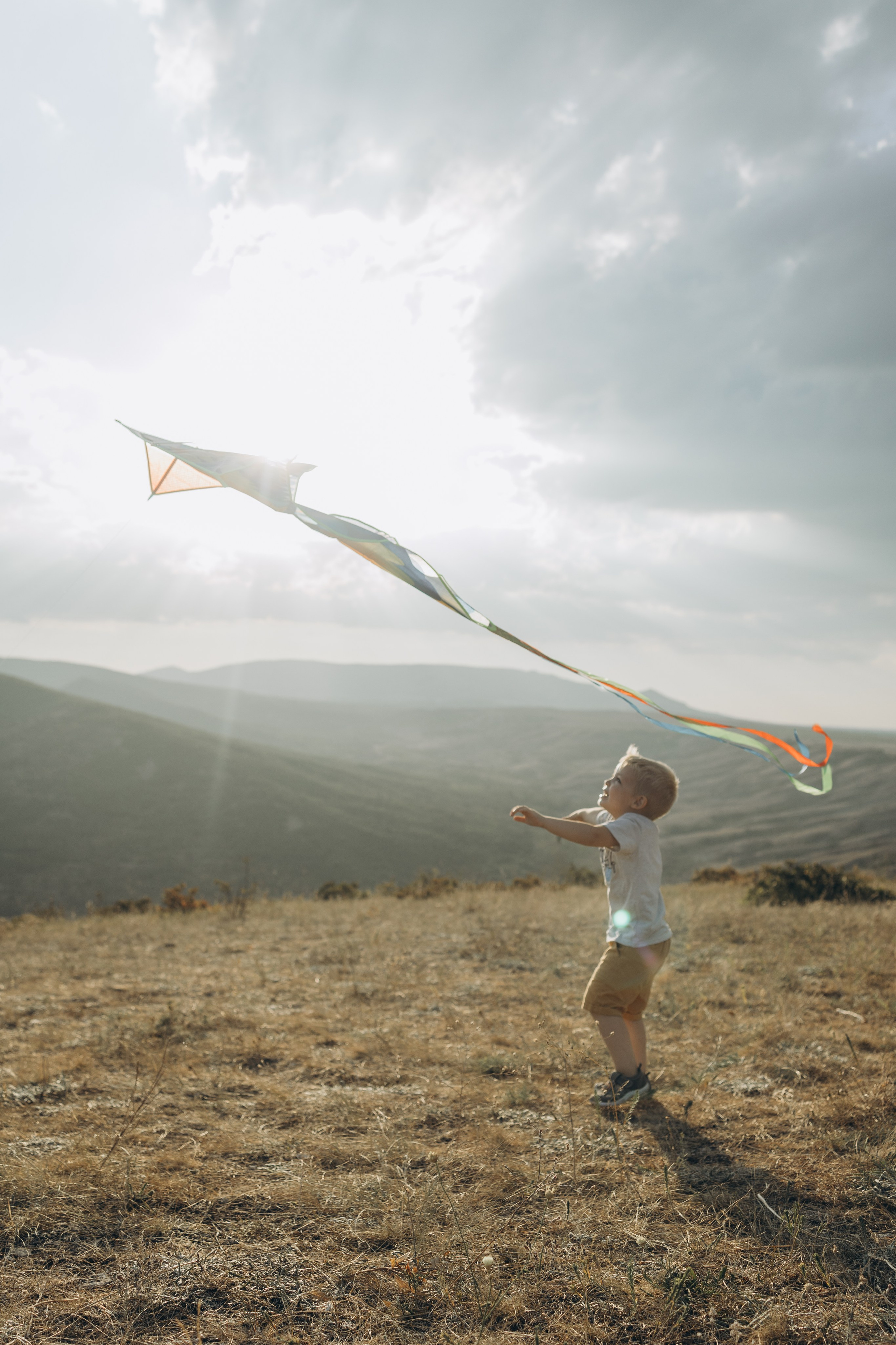 Воздушный змей. Семейный фотограф в Москве Виктория Ястребинская