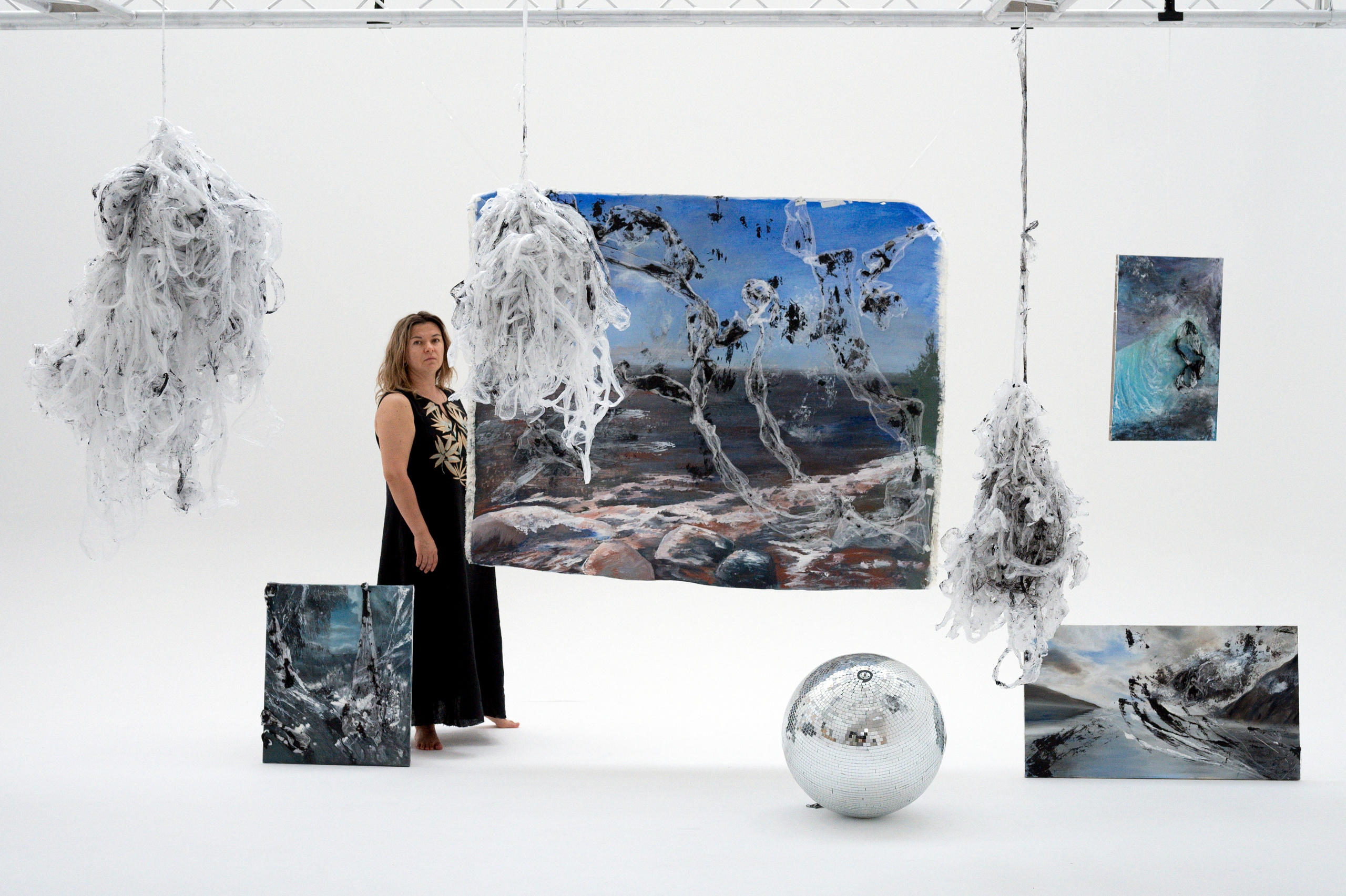 Фотосессия художника и его работ. Фотограф Юлия Кондратьева