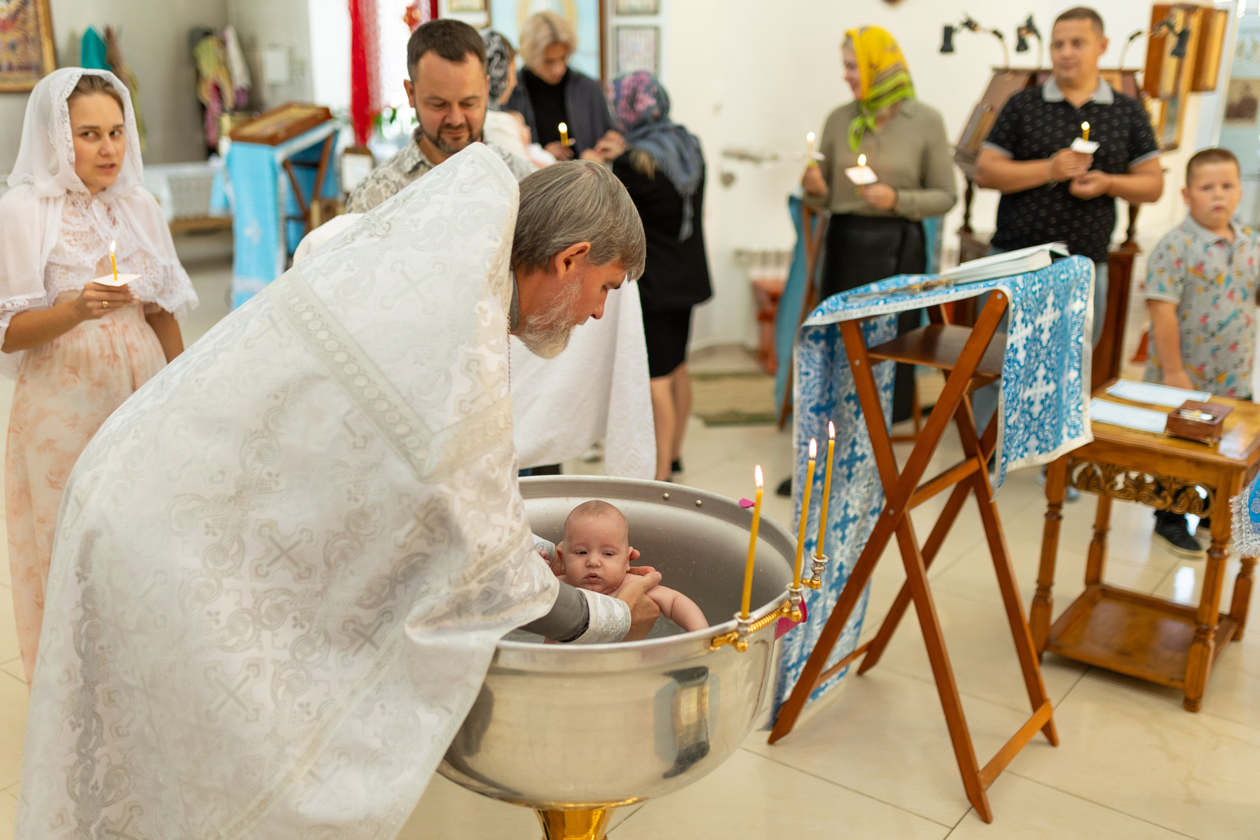 Крещение Артёма (все фото с таинсвта крещения). Фотограф новорожденных. Детский и семейный фотограф Марьяна Юдина