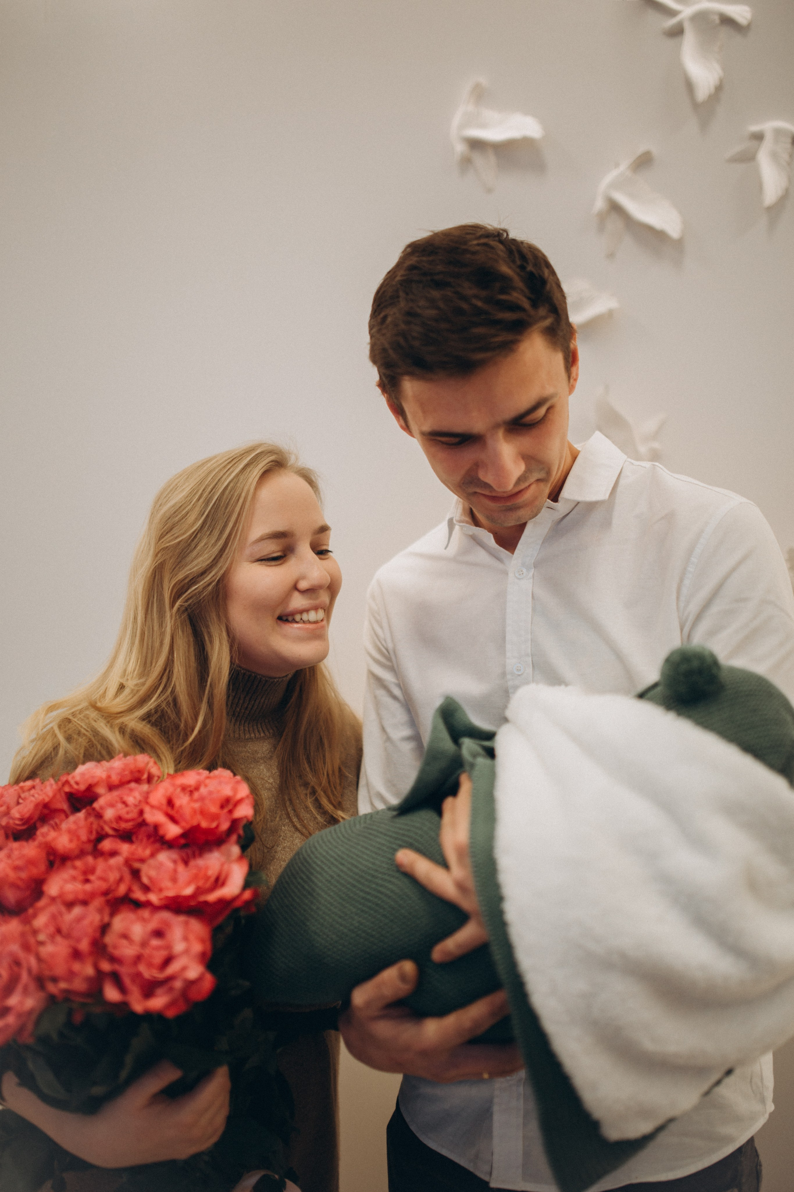 Выписка из роддома. Семейный и детский фотограф в Москве Антонина Смирнова