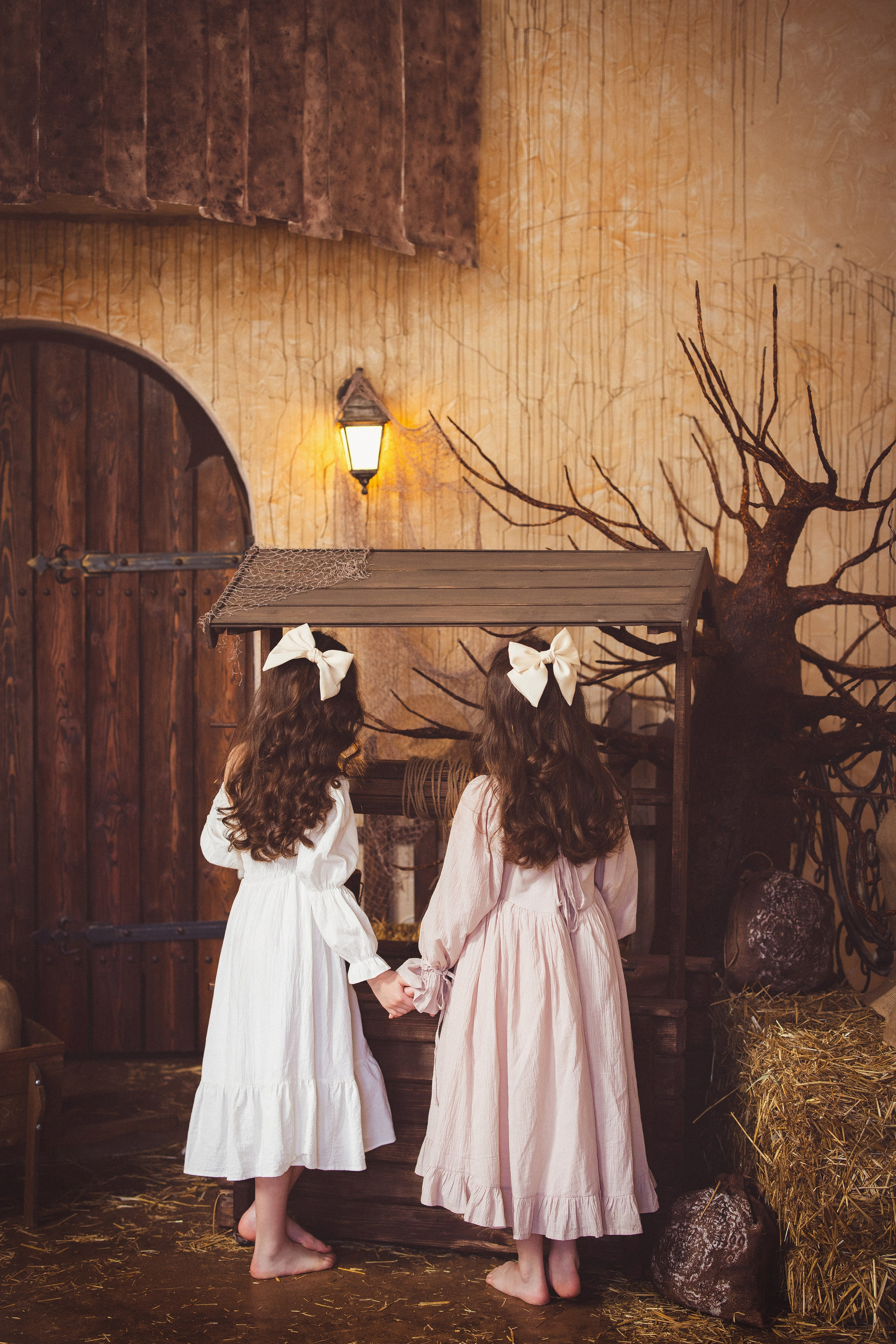 Пасхальный фотопроект с козочкой и утятами, в фотостудии «Эль» 2024 г. Семейный и детский фотограф в Краснодаре Анна Трашкова