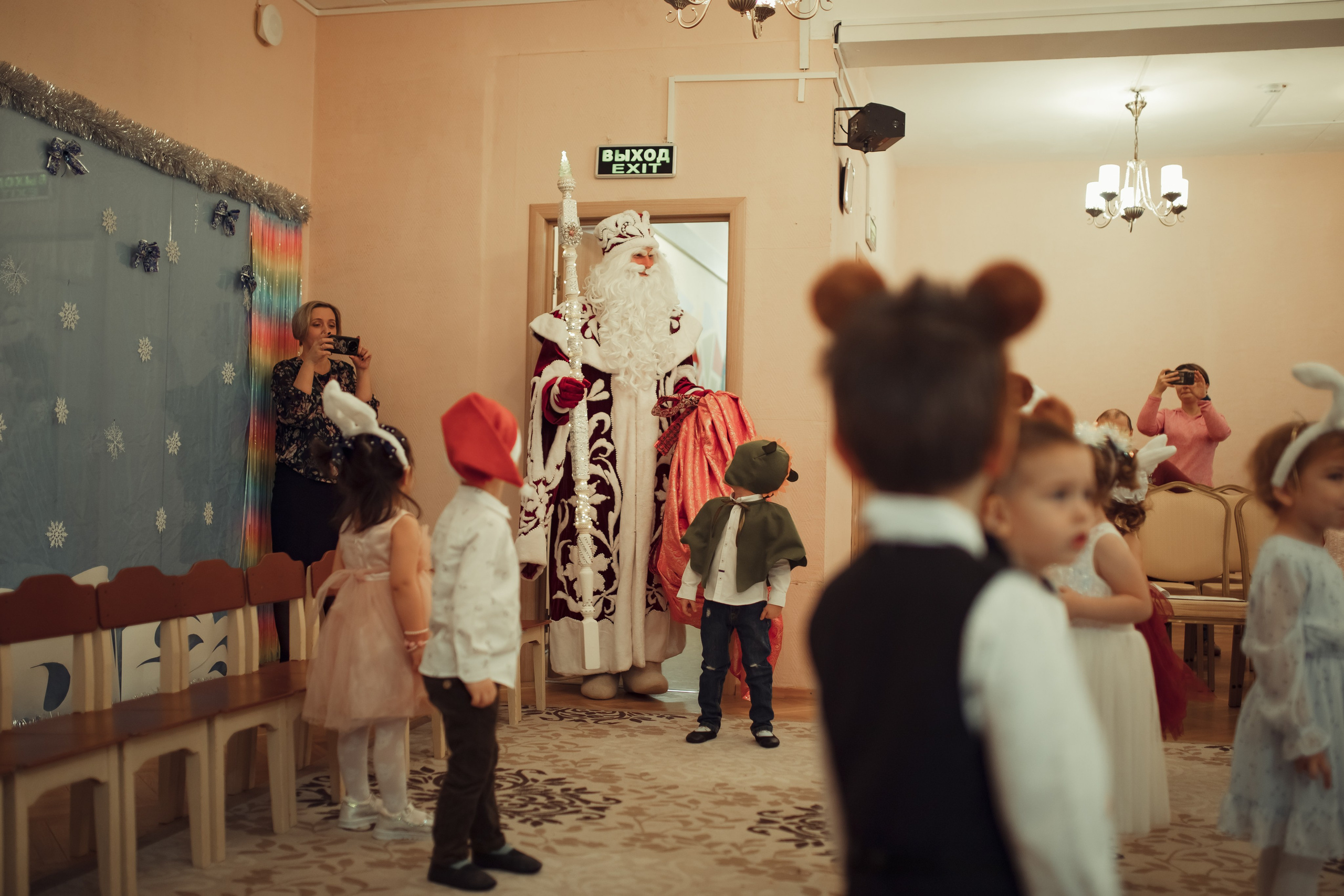 Новогодний утренник в детском саду. Семейный и детский фотограф в Москве Дорогова Екатерина