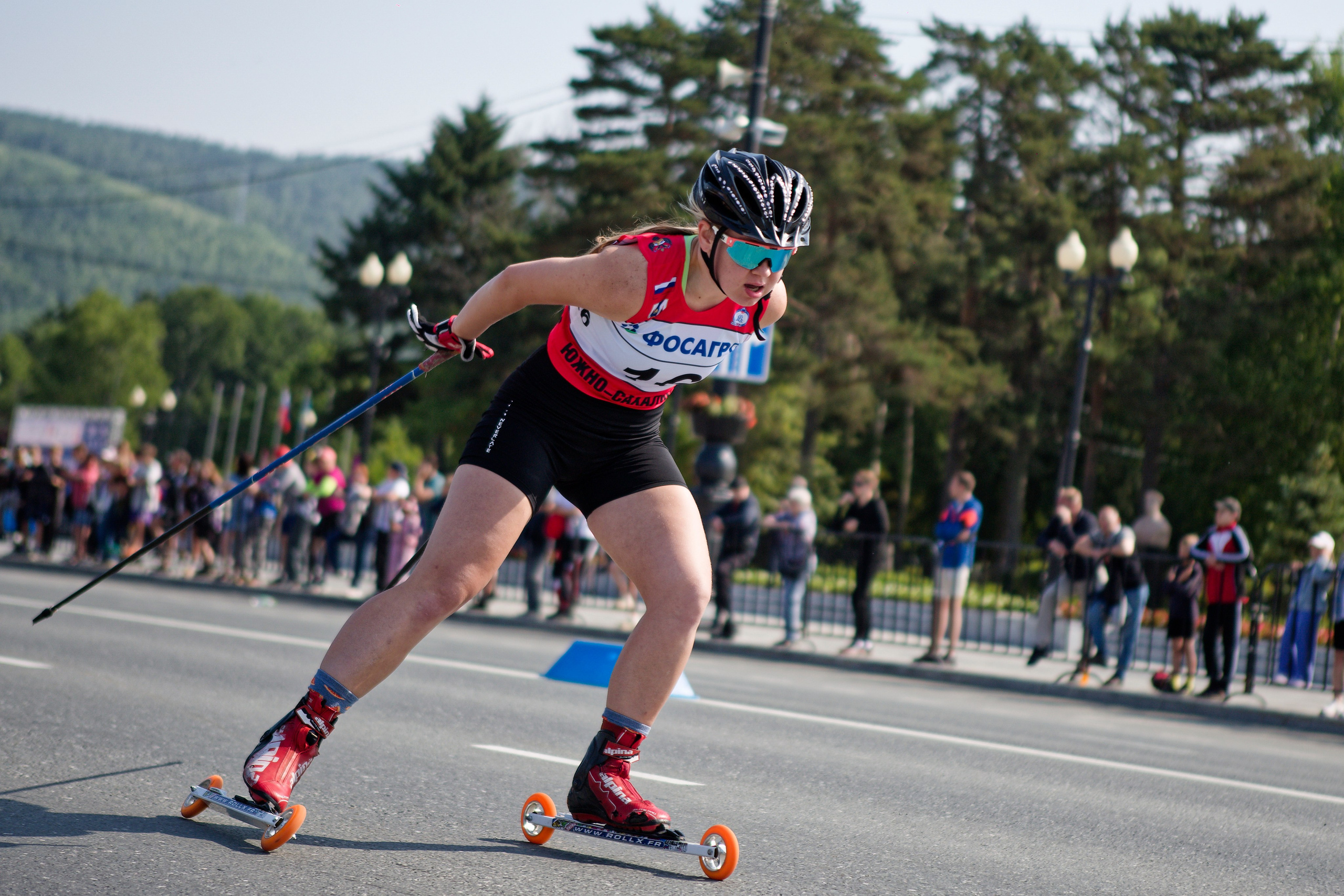 II этап Кубка России по лыжероллерам. Кутузов Евгений Фотограф в Южно-Сахалинске