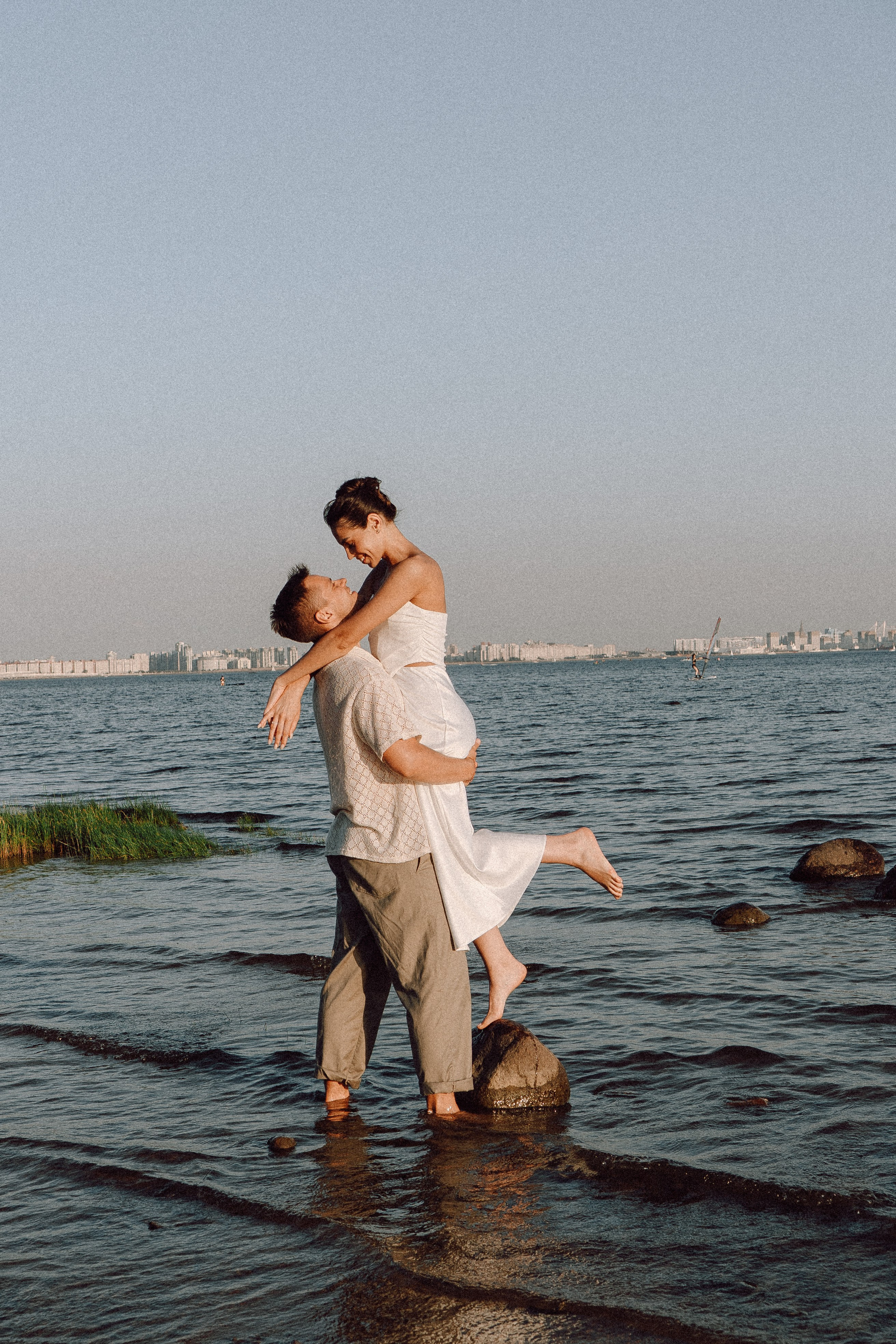 СВАДЕБНАЯ ФОТОСЕССИЯ ВЫЕЗДНОЙ ЦЕРЕМОНИИ (ФИНСКИЙ ЗАЛИВ). Профессиональный фотограф, Санкт-Петербург — Виктория Богомолова