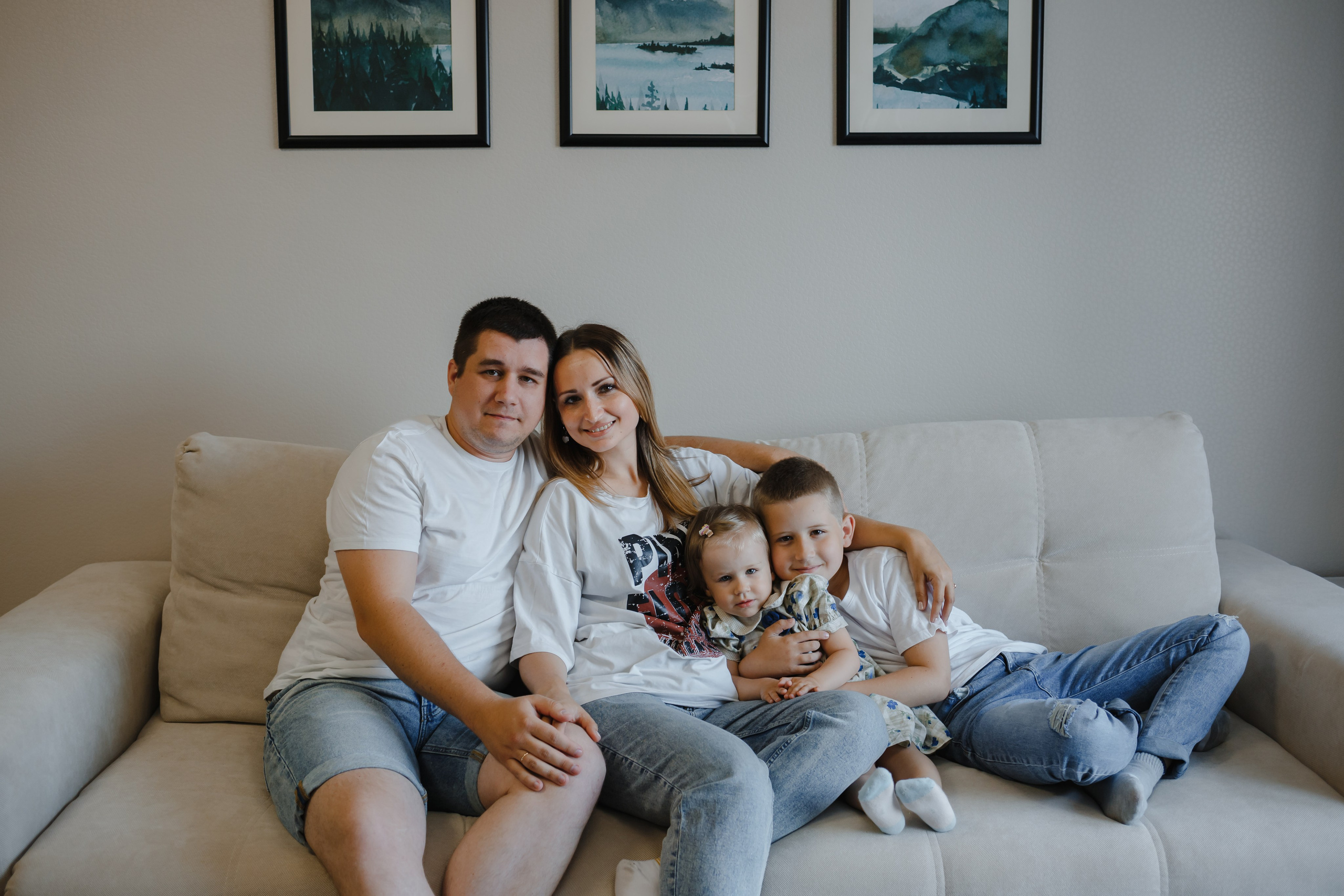 Валерия и ее семья. Семейный фотограф Николаева Ольга