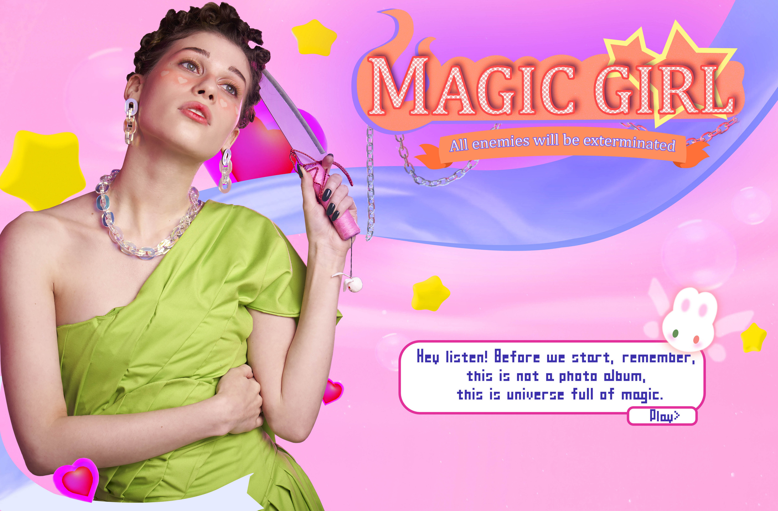 Magic girl. BARVABRAR