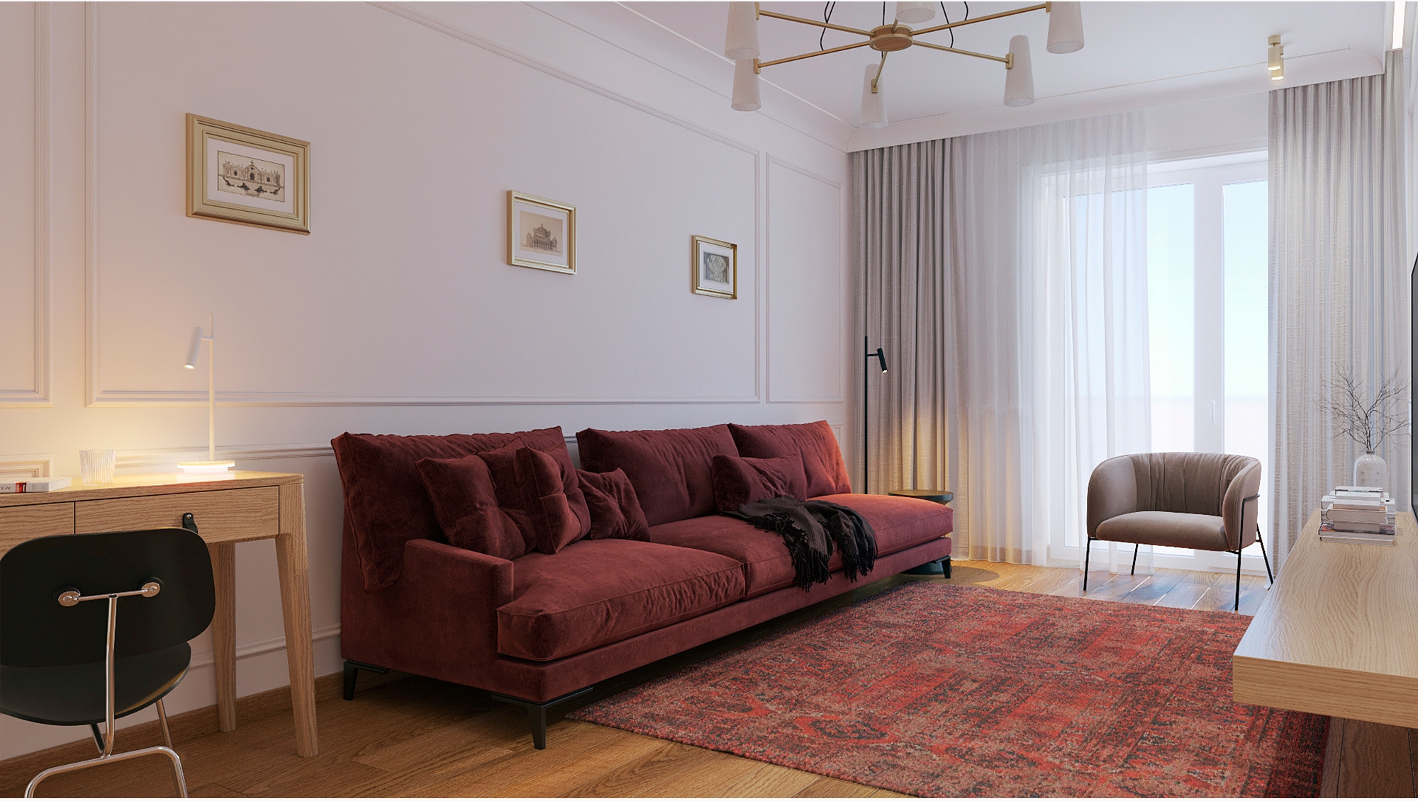 Квартира г. Геленджик. Дизайн интерьера в Пскове и Великом Новгороде