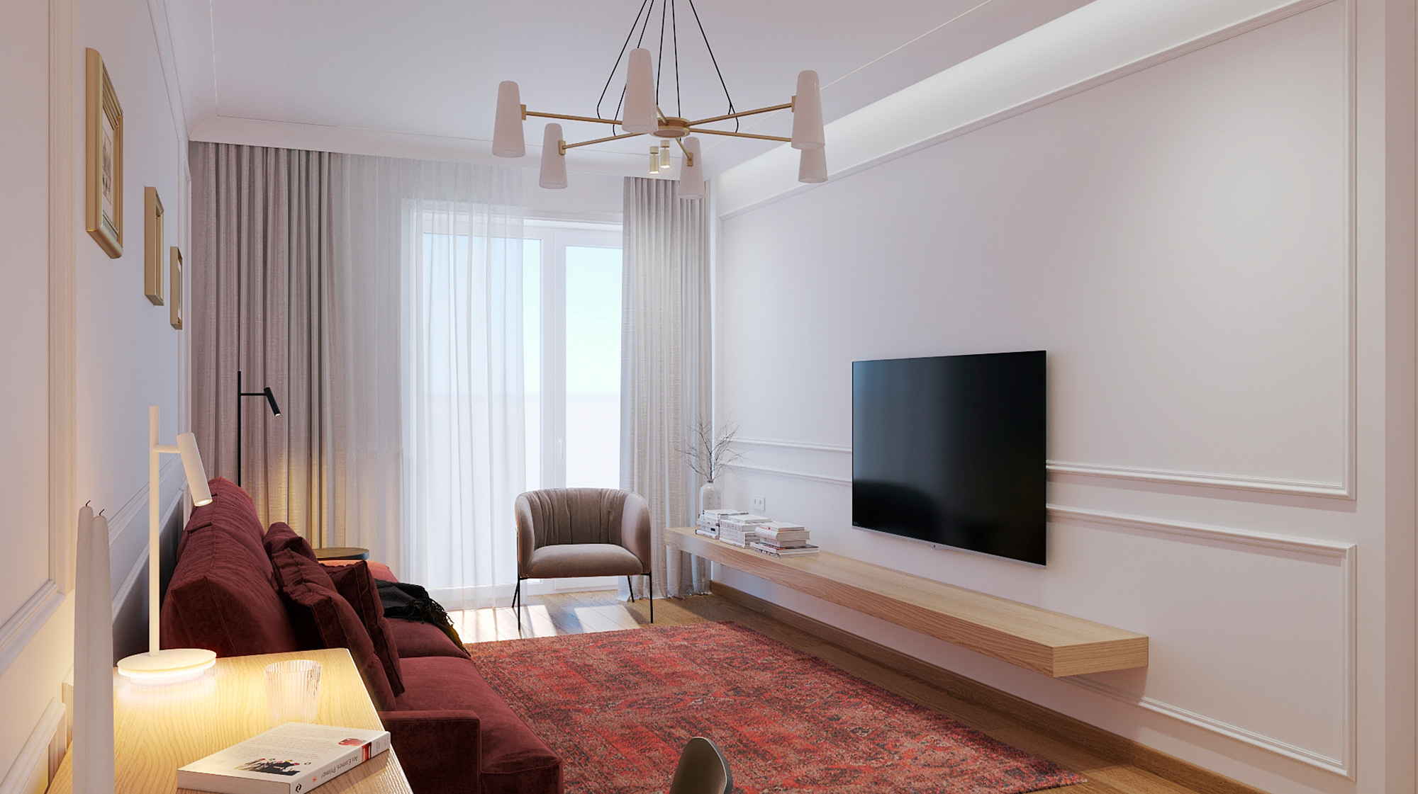 Квартира г. Геленджик. Дизайн интерьера в Пскове и Великом Новгороде