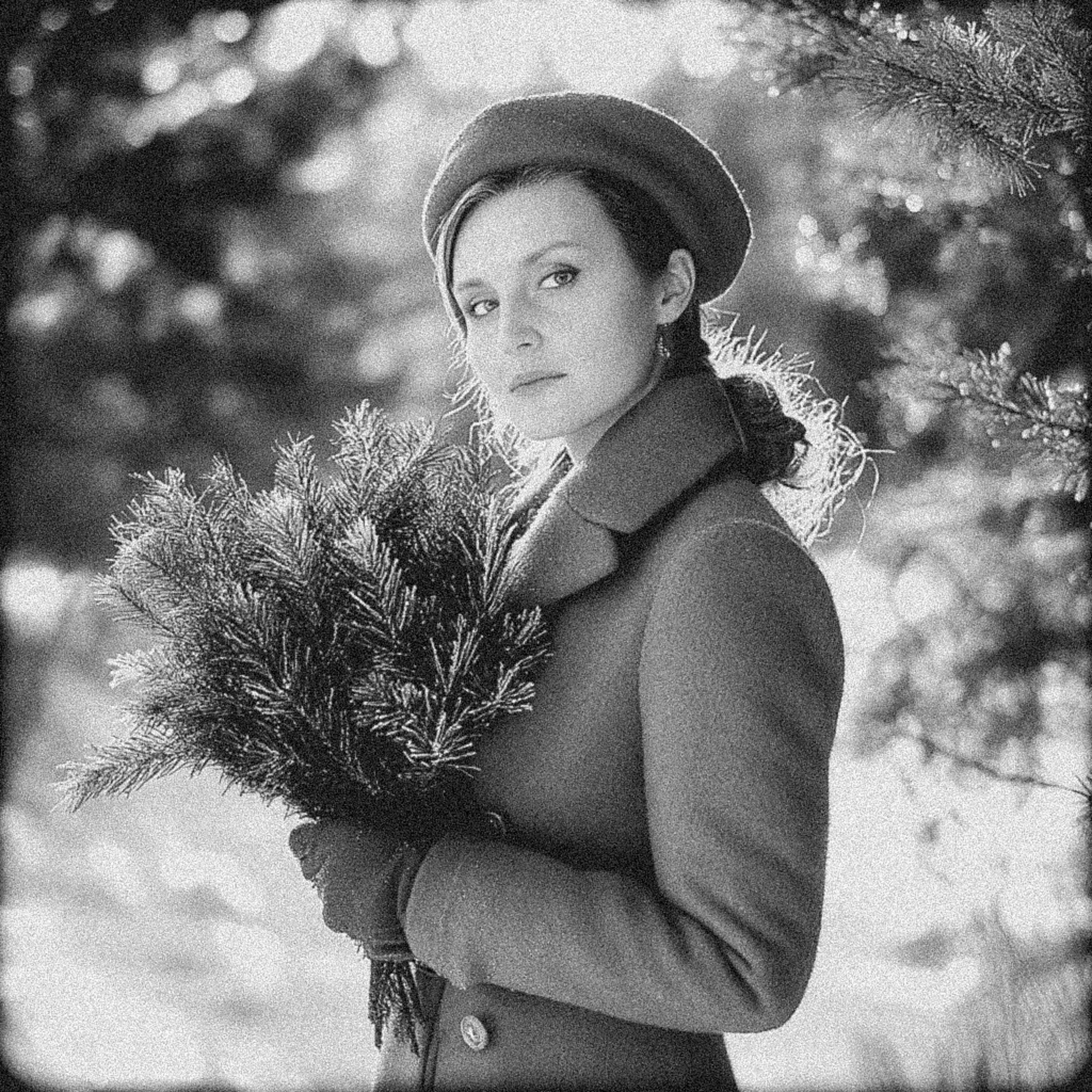 Нейрофотосессия для себя. Девушка с елочкой. ФотоХудожник Харитонова Ирина г. Санкт-Петербург