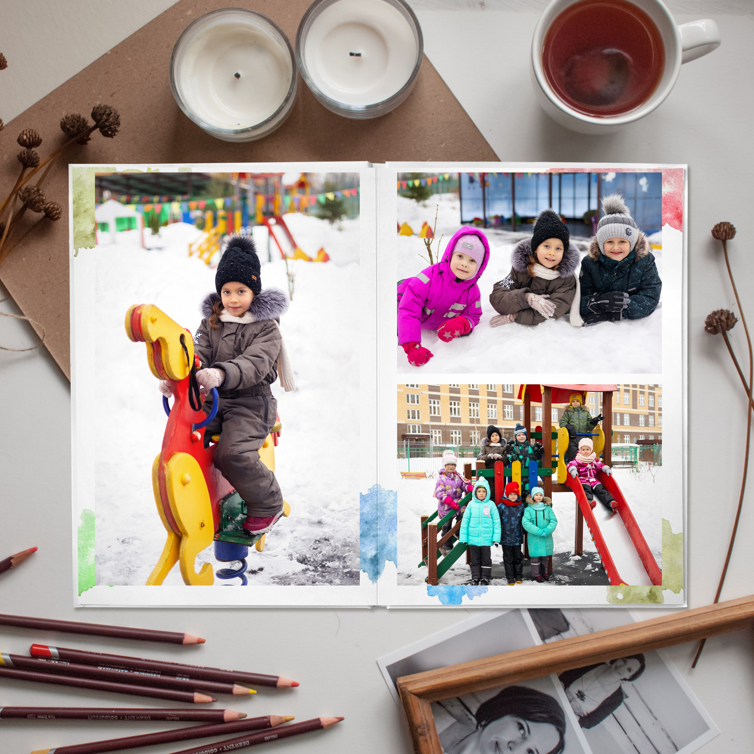 Примеры альбомов в Детский сад. Фотограф г. Москва Олеся Пантелеева