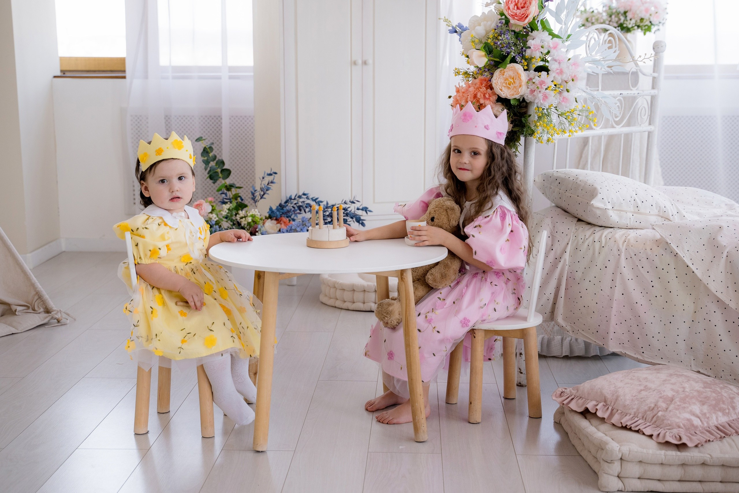 Маленькие принцессы. Фотостудия Малина в городе Улан-Удэ. Фотограф Ирина Жарникова