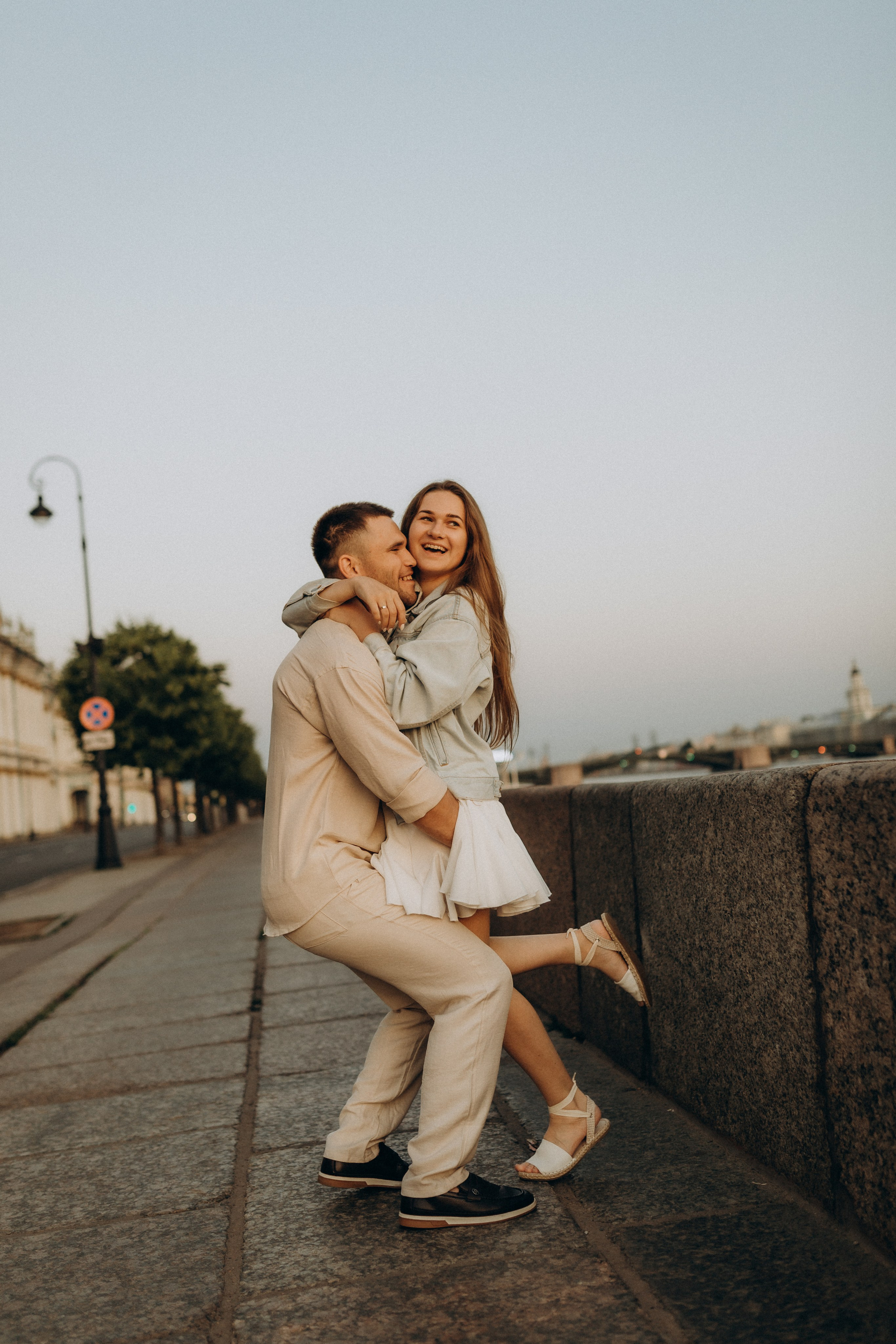 Фотосессия с разводными мостами: LoveStory. Фотограф Санкт-Петербург Князева Елизавета