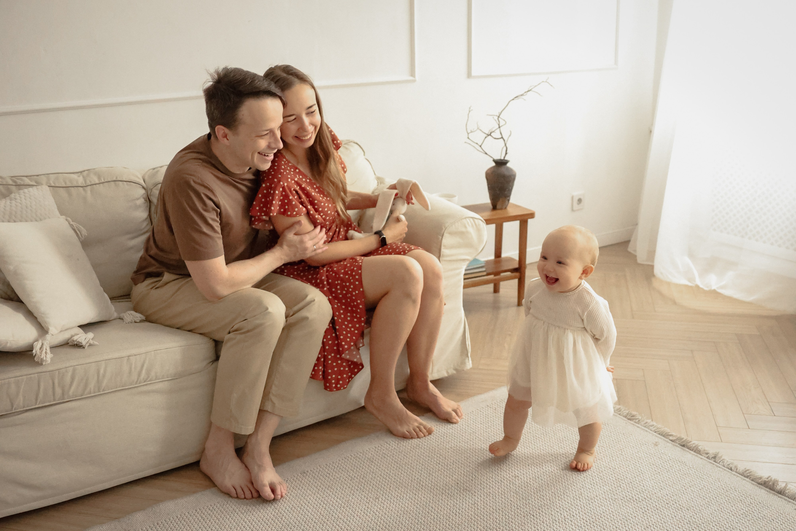 Малышка Ми с родителями. Ваш семейный newborn и lifestyle фотограф в СПБ Наталья Журавлева