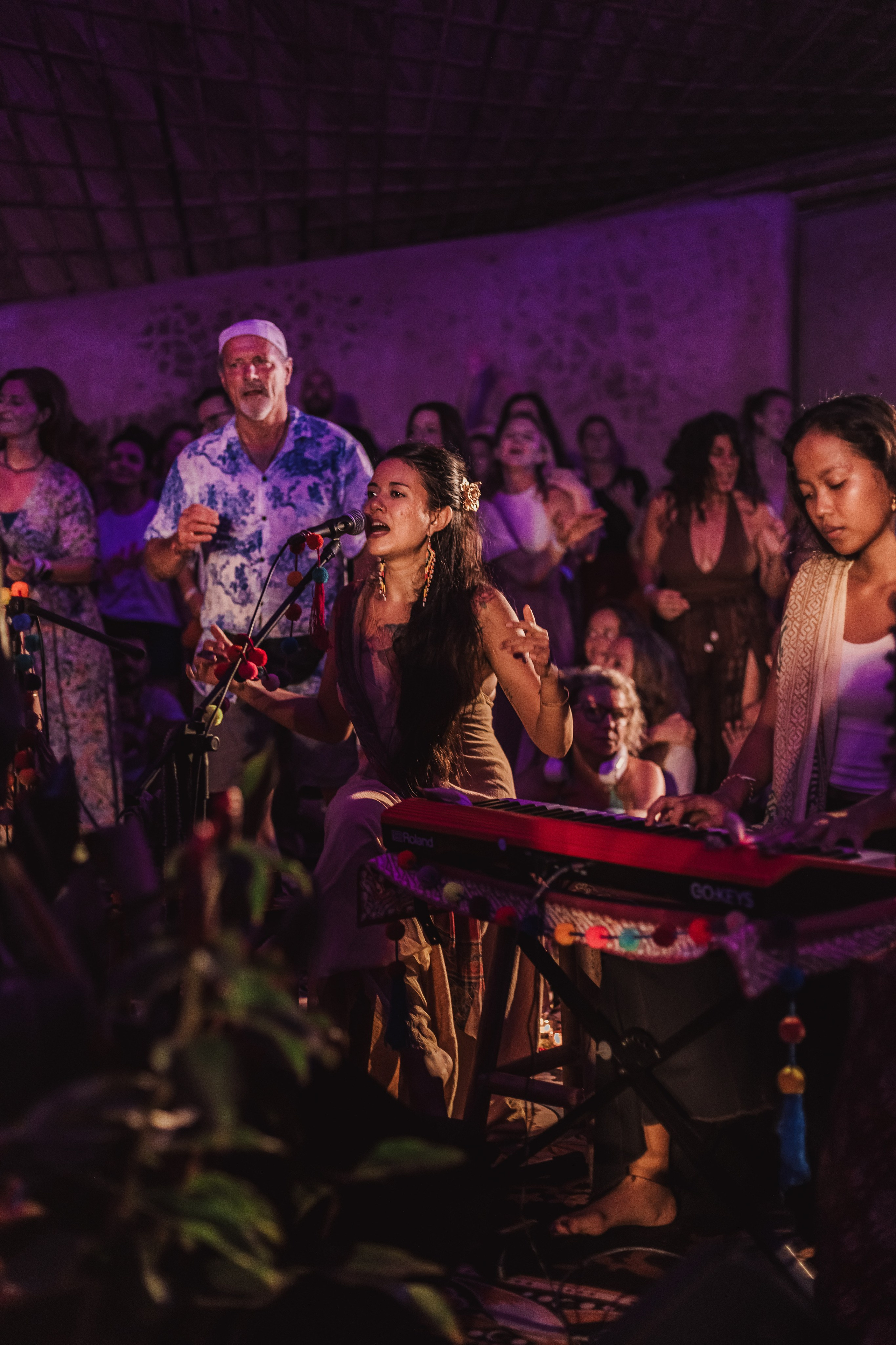 Hanuman Project kirtan at Alchemy april. Mariam Bagdasaryan