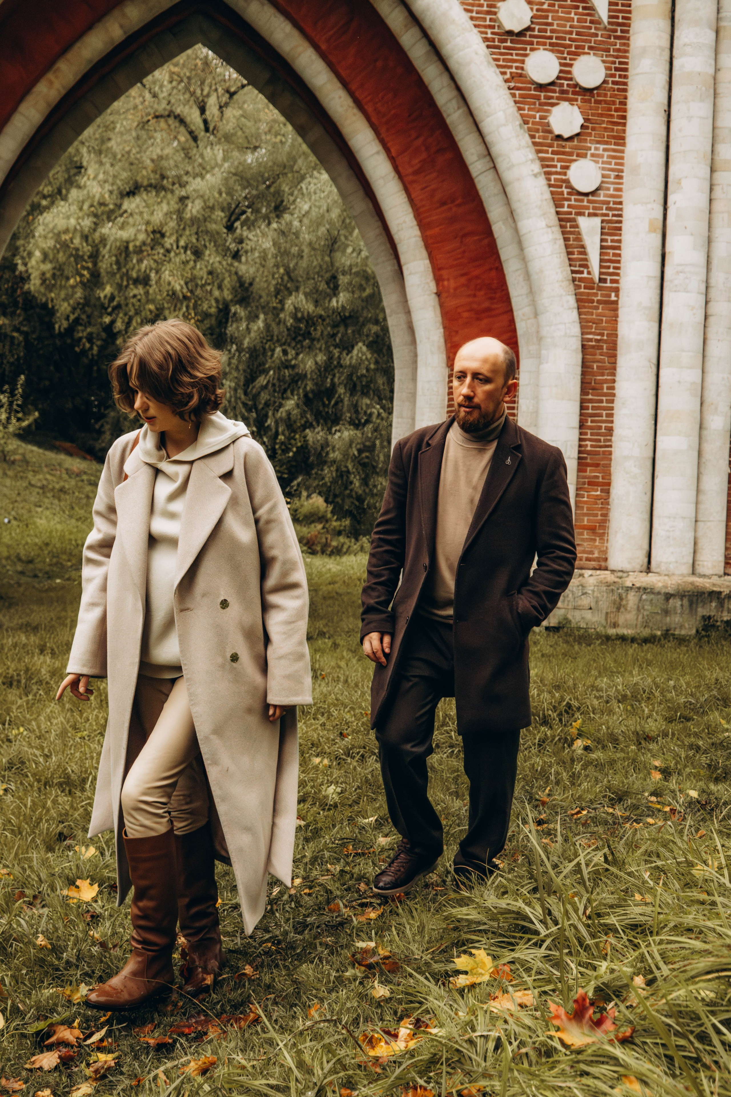 Осенняя семейная съемка в парке Царицыно. Фотограф Москва Валерия Веденина