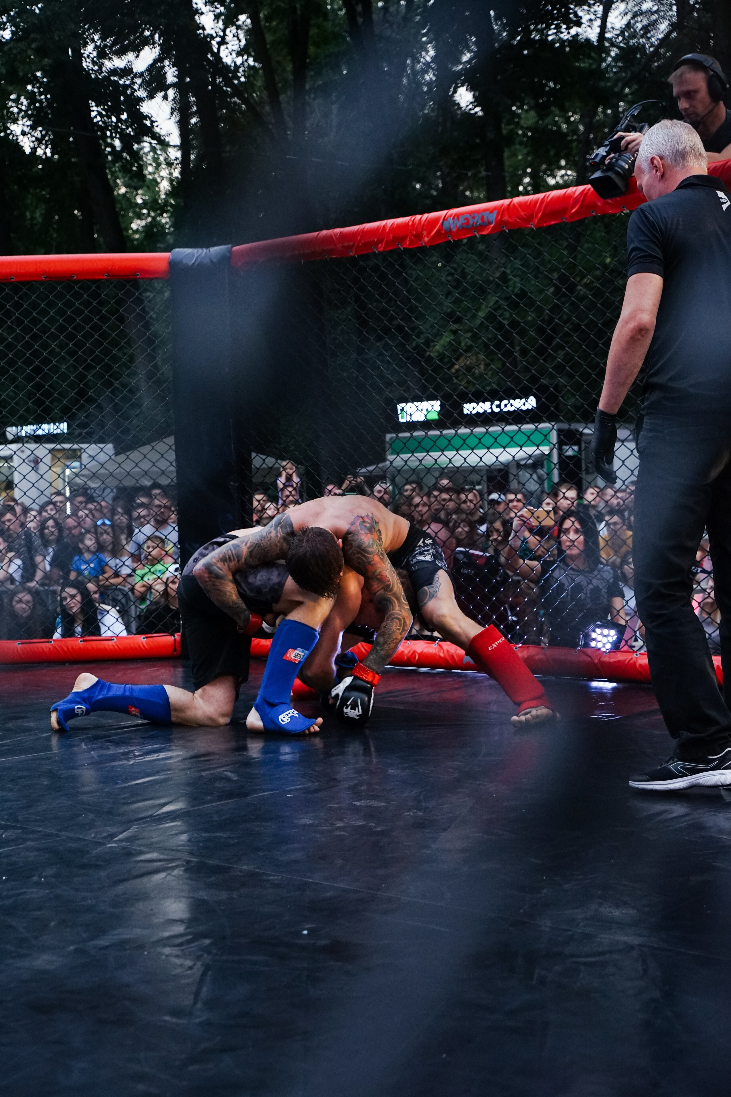 Вечер боев в ЦПКиО. Фотограф Надежда Погребняк | Рязань | Москва