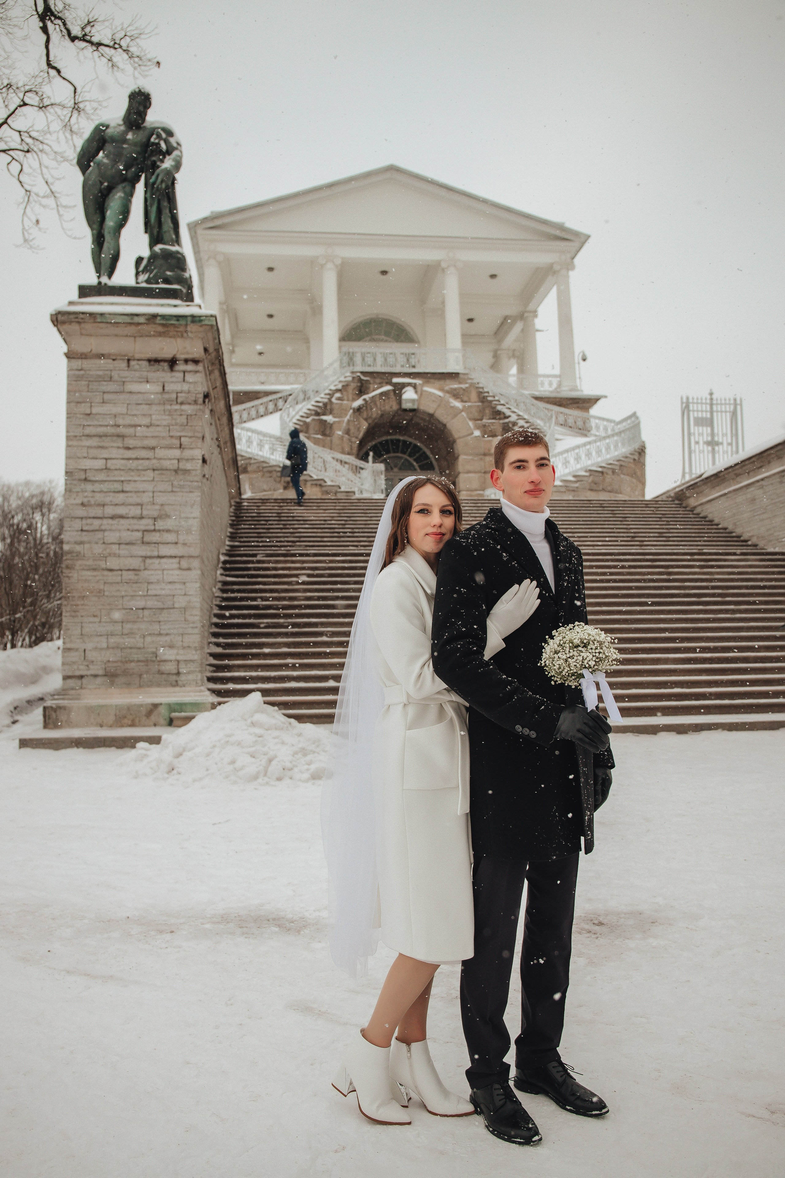 Андрей & Соня. Царское Село, зима. Свадебный и семейный фотограф Пушкин Царское Село СПБ Питер Санкт-Петербург и Рязань Ольга Козлова